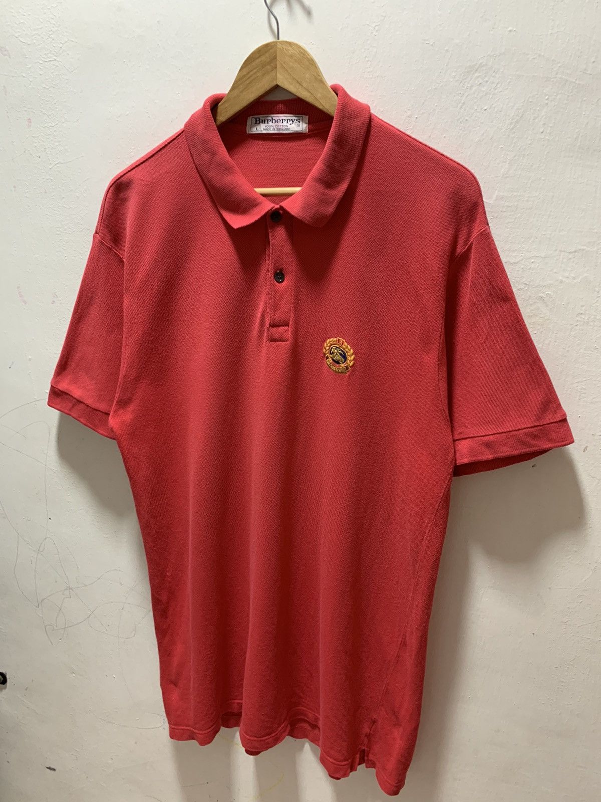 Burberry Vintage Burberry Polo Shirt Size US L / EU 52-54 / 3 - 3 Thumbnail