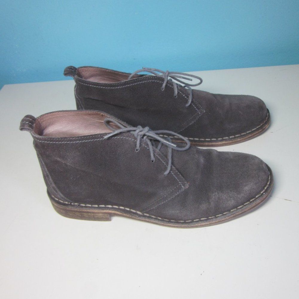 Other Eric Michael Gray Suede Lace Up Booties Size 37 / 6.5 Size US 7 / IT 37 - 12 Thumbnail