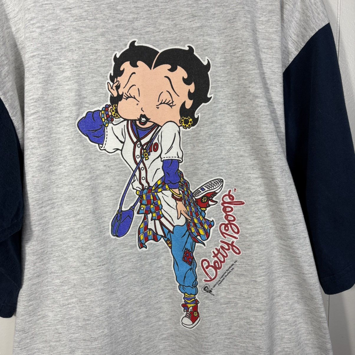 Other Vintage 1993 Betty Boop Button Down Baseball T-Shirt Unisex Size US L / EU 52-54 / 3 - 3 Thumbnail