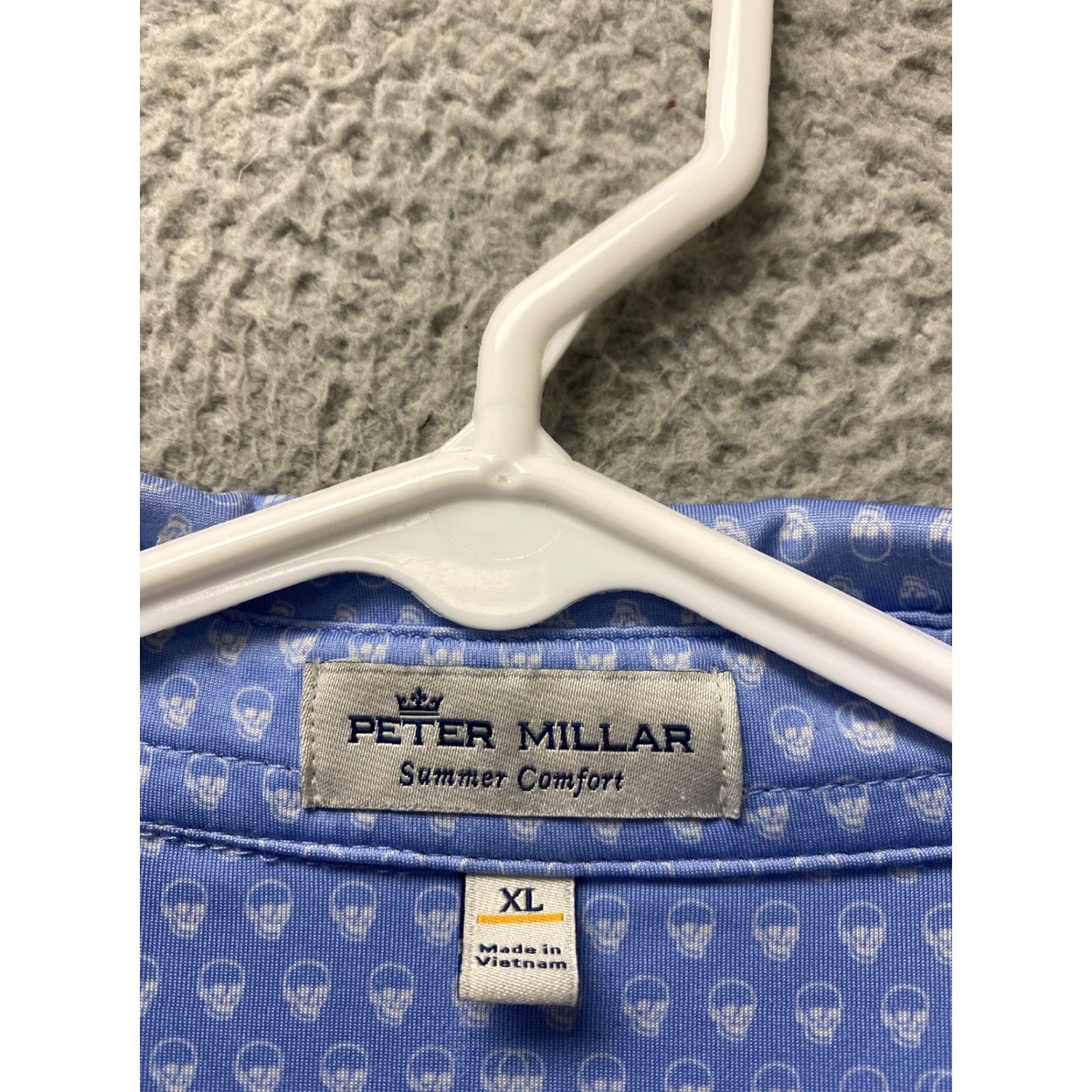 Peter Millar Peter Millar Summer Comfort Polo Golf Shirt Mens XL Loose Fit Blue /44-78 Size US XL / EU 56 / 4 - 4 Thumbnail