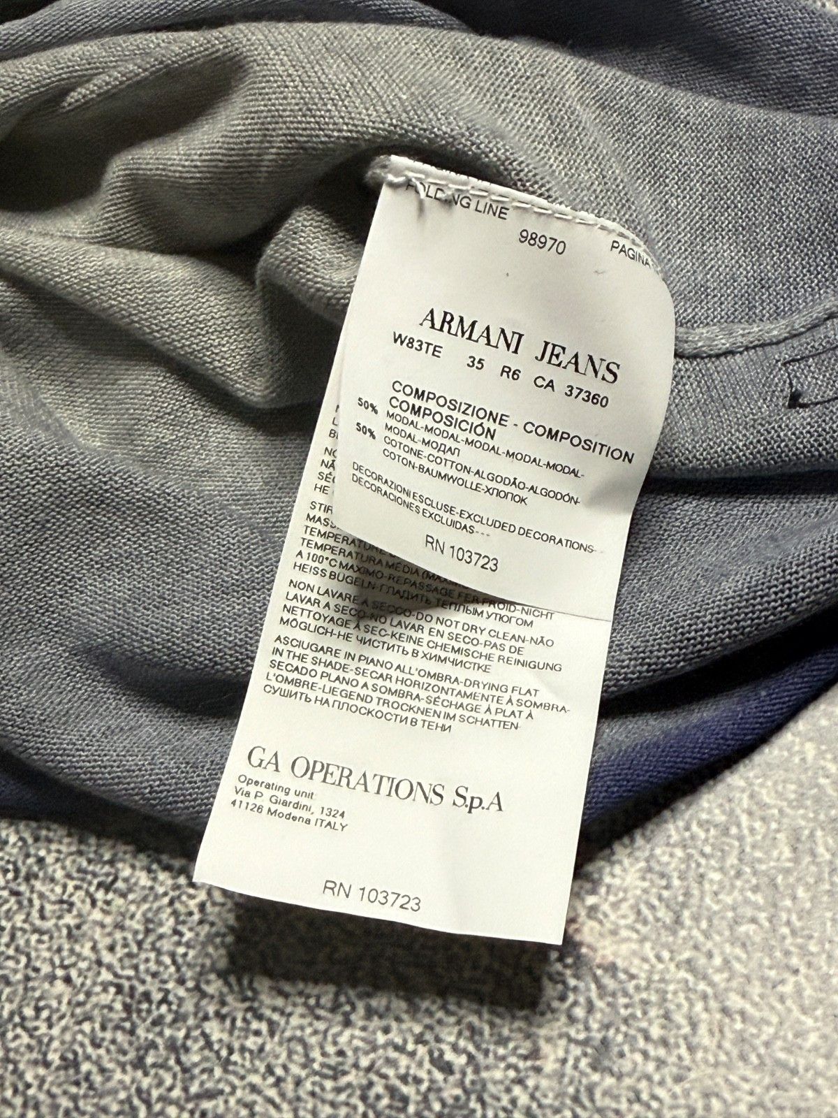 Armani Armani men's jumper L Size US L / EU 52-54 / 3 - 5 Thumbnail