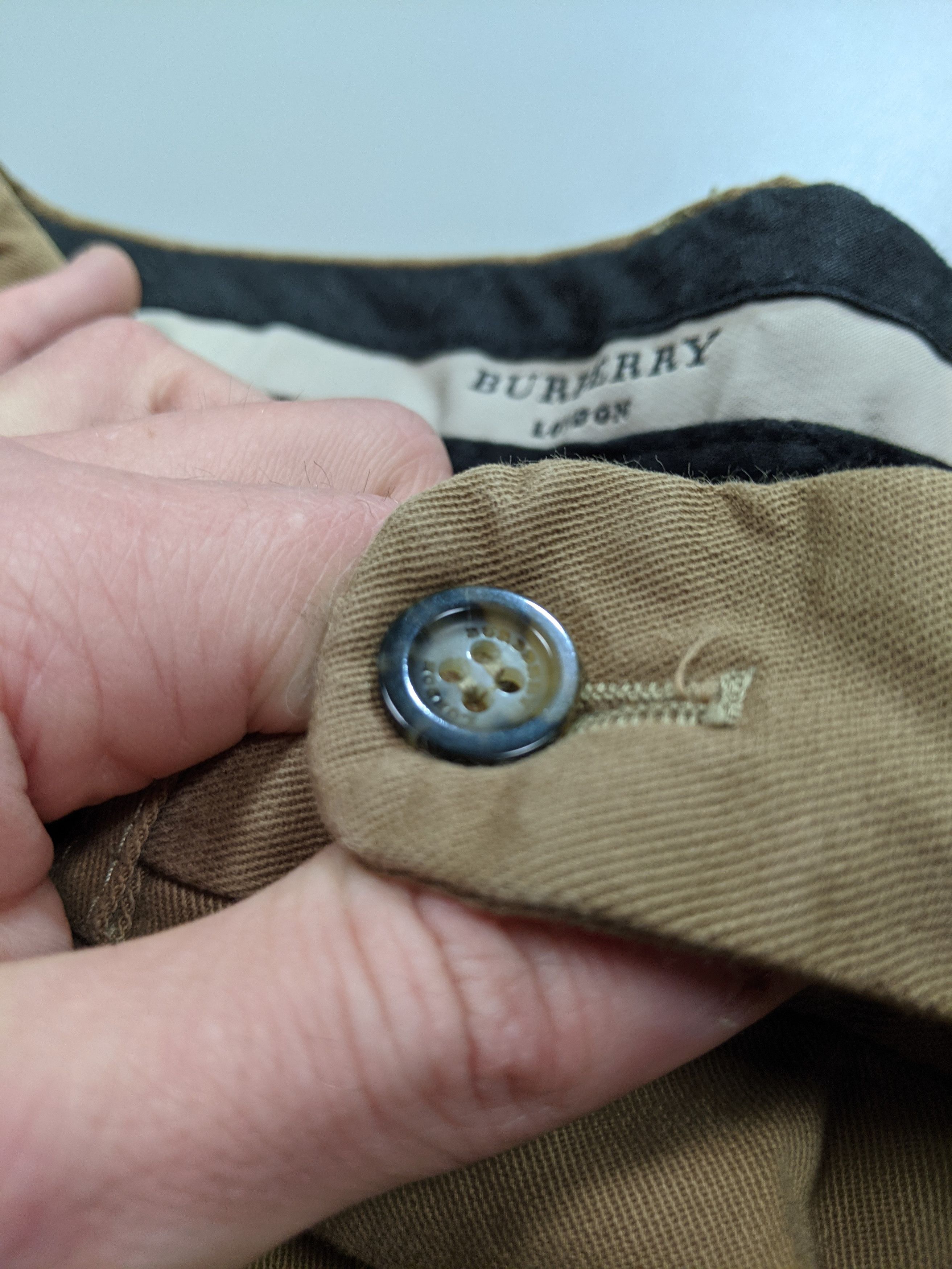 Burberry × Vintage VINTAGE BURBERRY LONDON Brown Dress Pants W32 L33 | 2000s Size US 32 / EU 48 - 12 Thumbnail