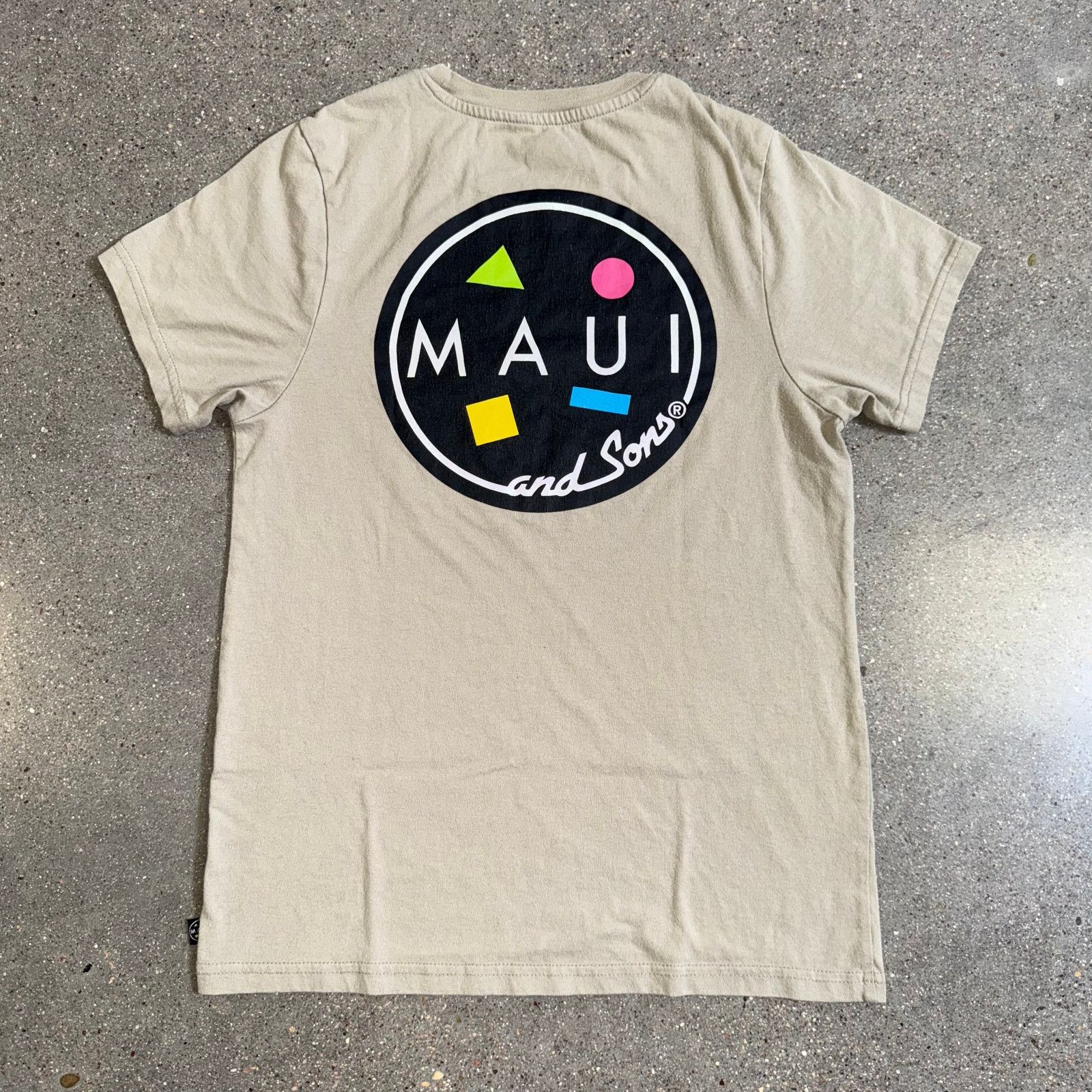 Maui and Sons Maui & Sons T-Shirt S Beige Retro Surf Skate Logo 80s Vibe Size US S / EU 44-46 / 1 - 1 Thumbnail