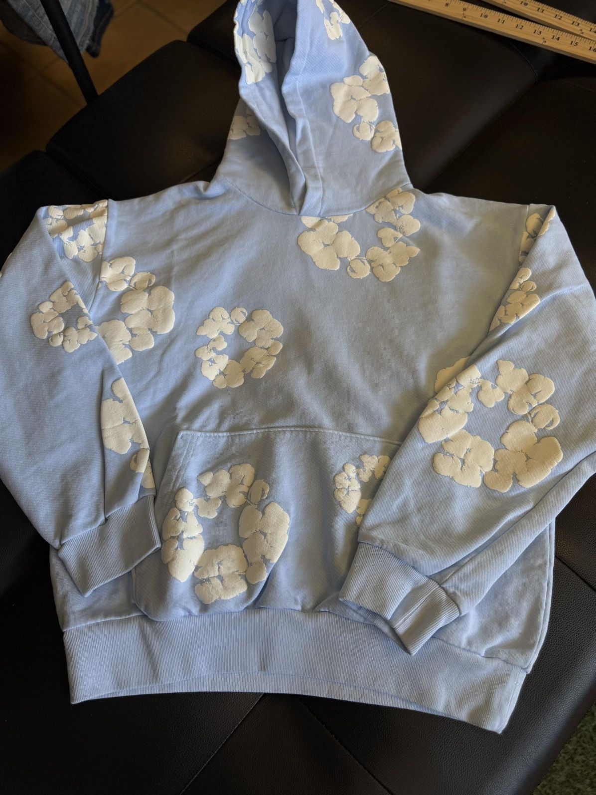 DENIM TEARS Denim Tears Cotton Wreath Hoodie Size XS Blue (NEW) Size US XS / EU 42 / 0 - 2 Thumbnail