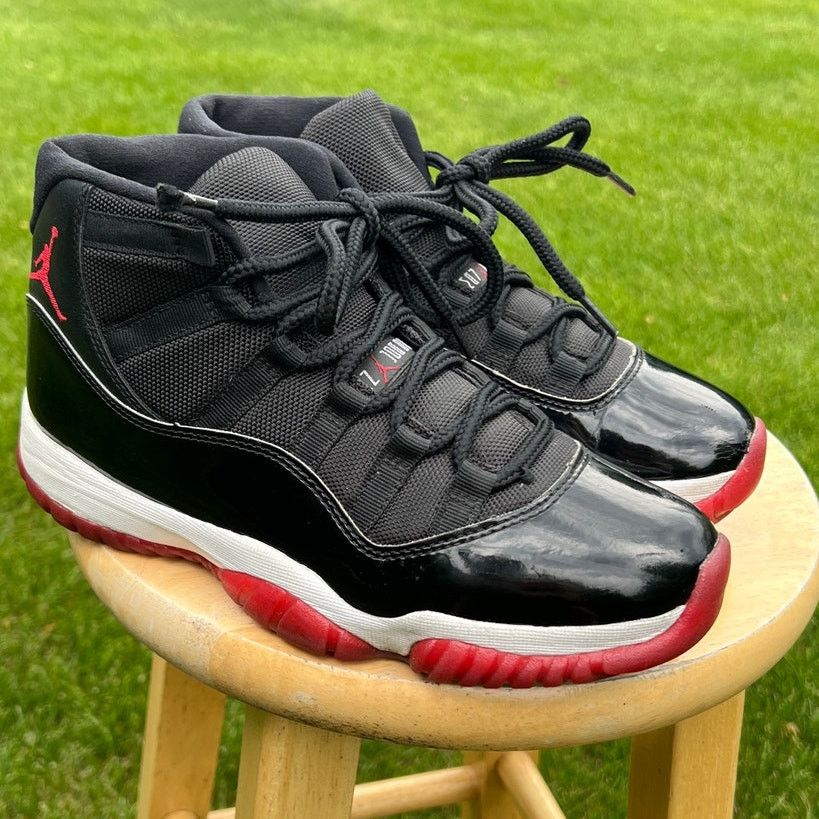 Jordan Brand × Nike Nike Air Jordan 11 Retro Bred 2019 Men's Shoes - Size 7 Size US 7 / EU 40 - 1 Thumbnail