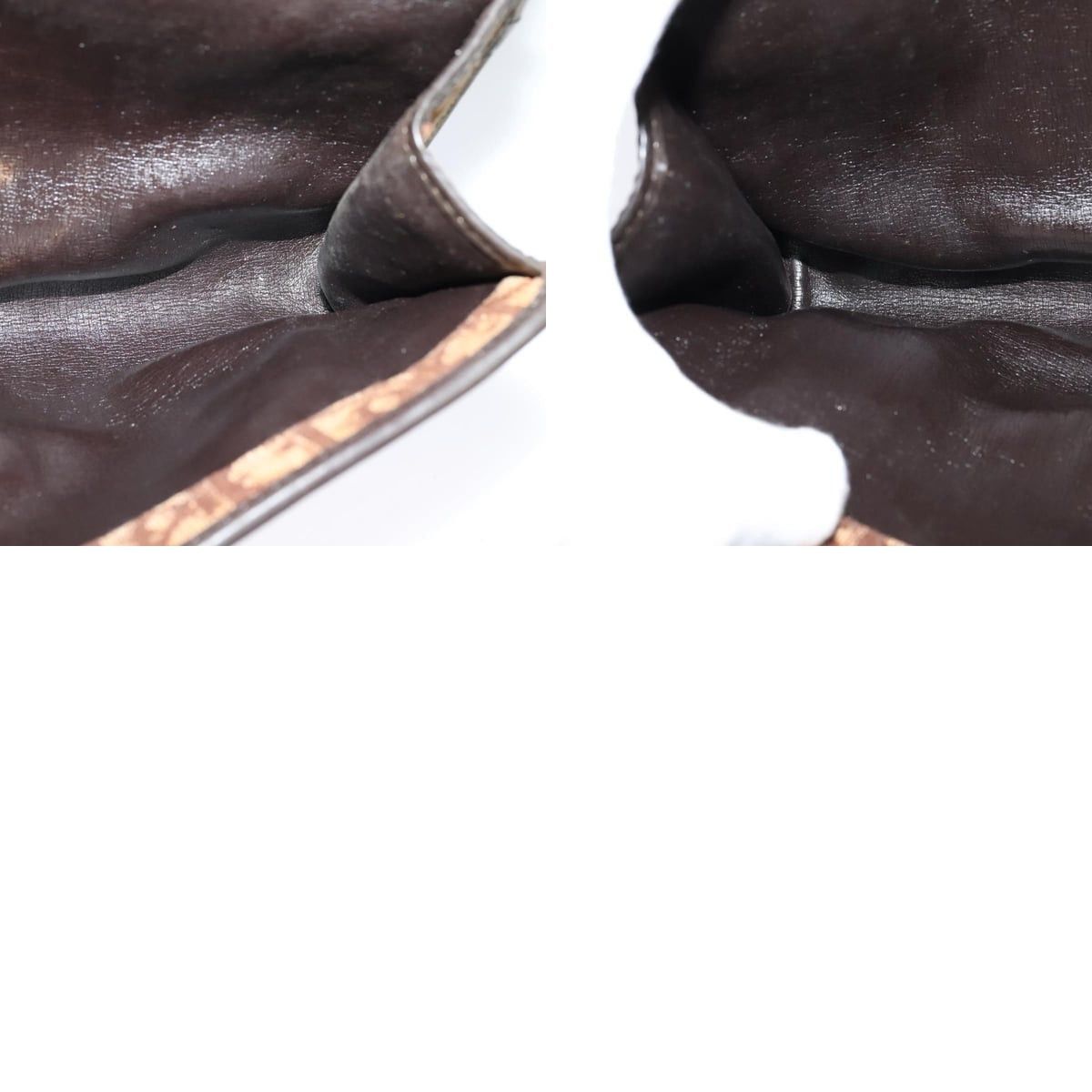 Dior DIOR Trotter Canvas Chain Shoulder Bag Brown Gold Size ONE SIZE - 12 Thumbnail