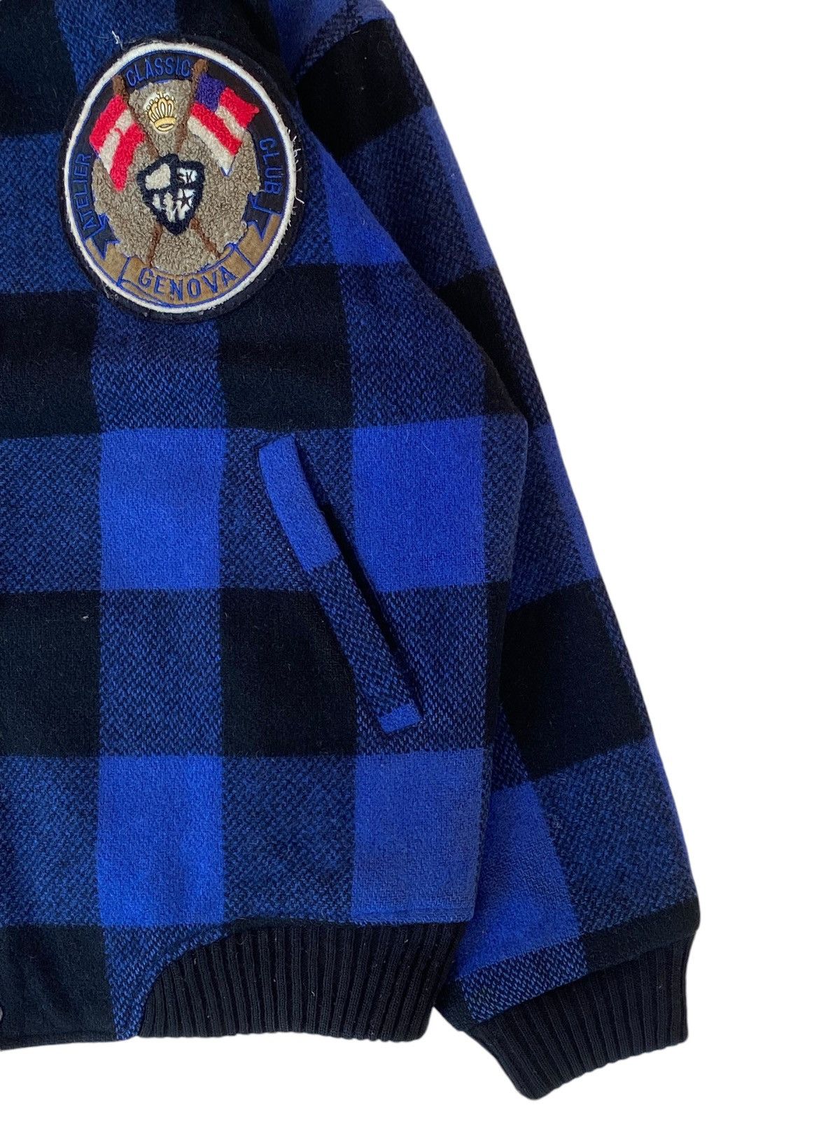 Vintage Vtg Sugar Kids Wool Varsity Jacket Size US L / EU 52-54 / 3 - 9 Thumbnail