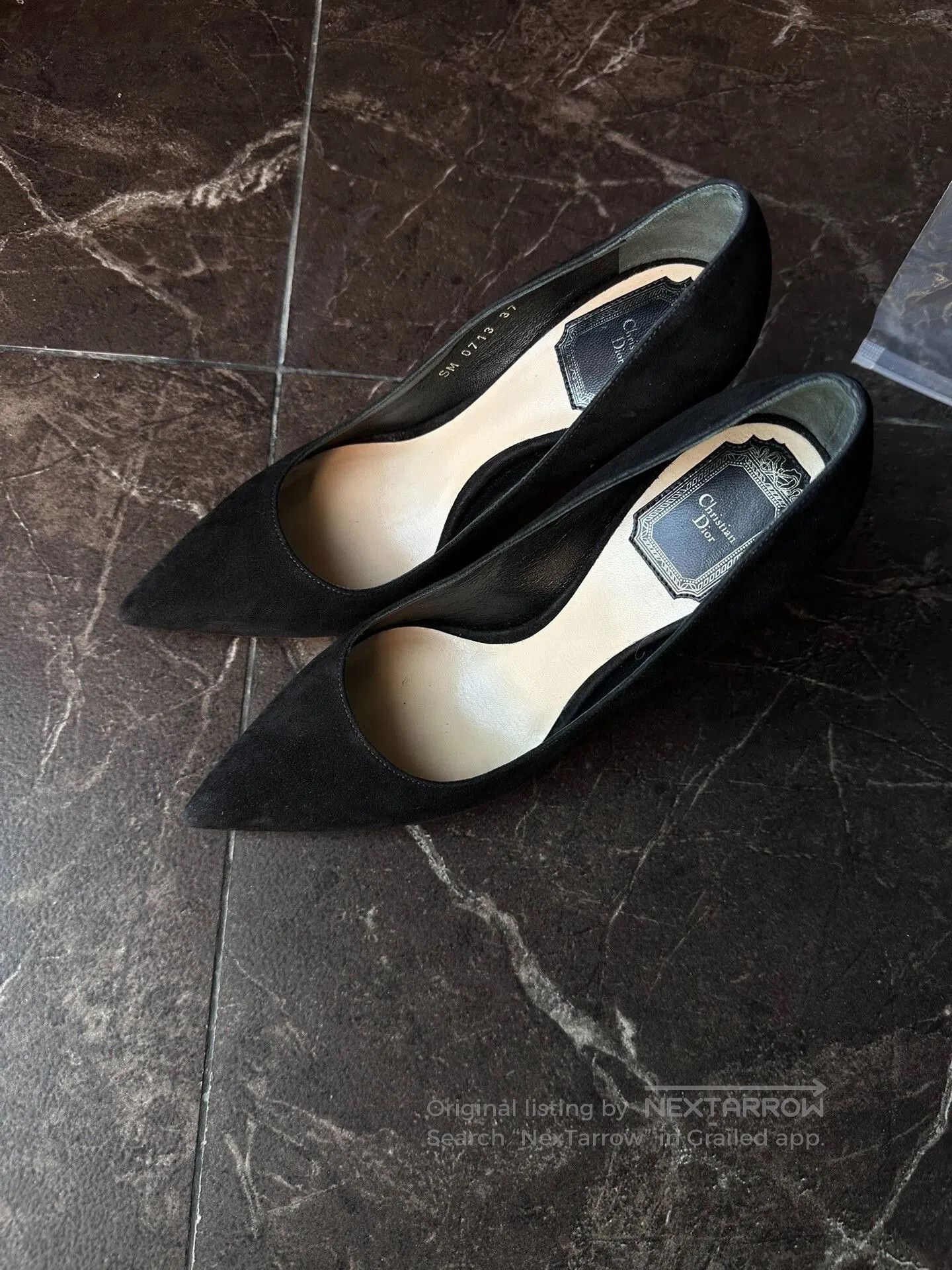 Dior Dior Black Suede High. Size US 6 / IT 36 - 1 Thumbnail