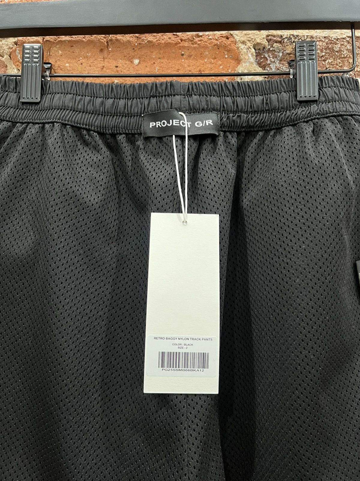 PROJECT G/R Project GR Men's Retro Baggy Nylon Track Pants Size US 31 - 3 Thumbnail