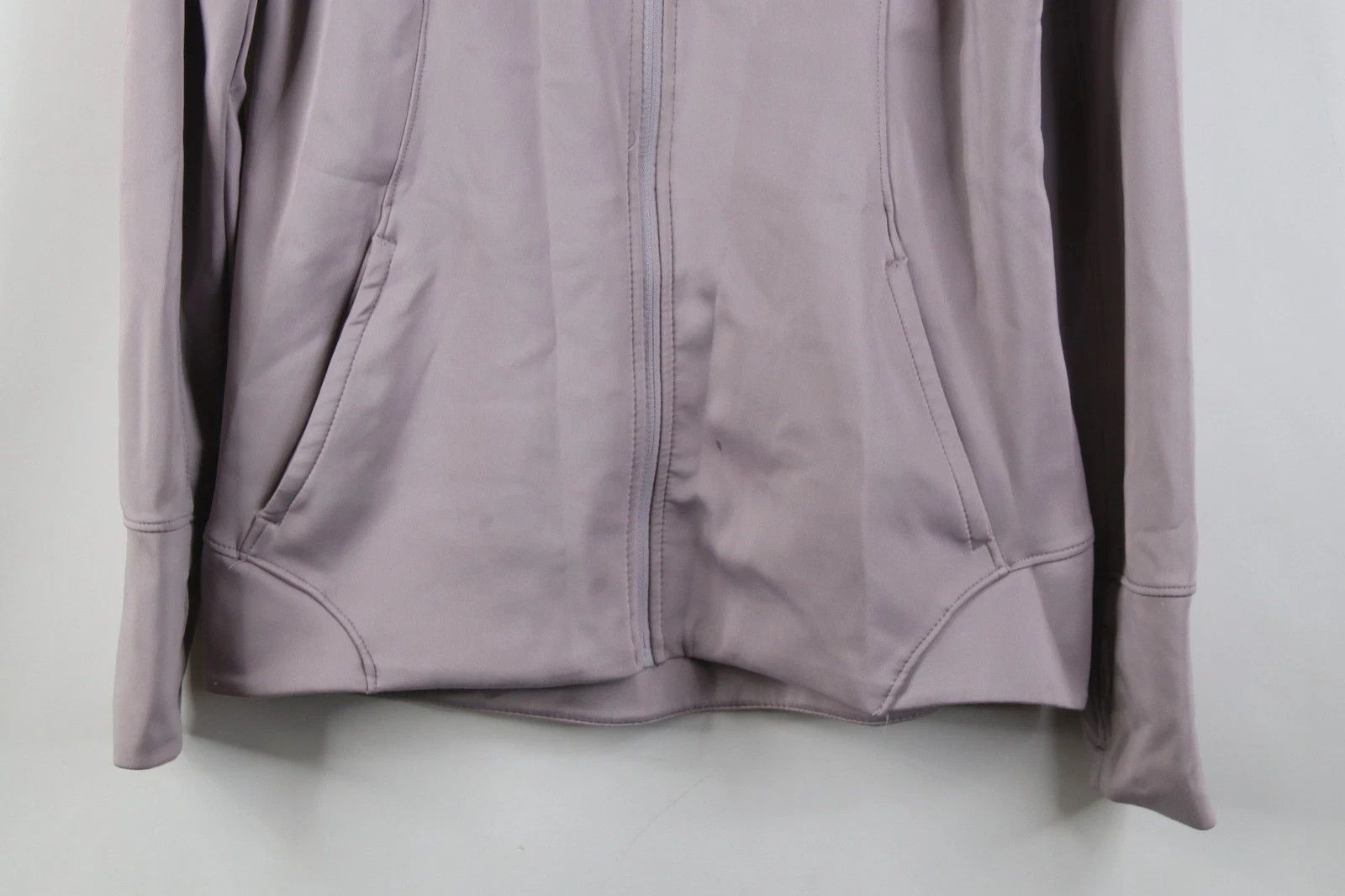 Vintage Apana Yoga Stretch Knit Running Jogging Gym Jacket Purple Size M / US 6-8 / IT 42-44 - 3 Thumbnail
