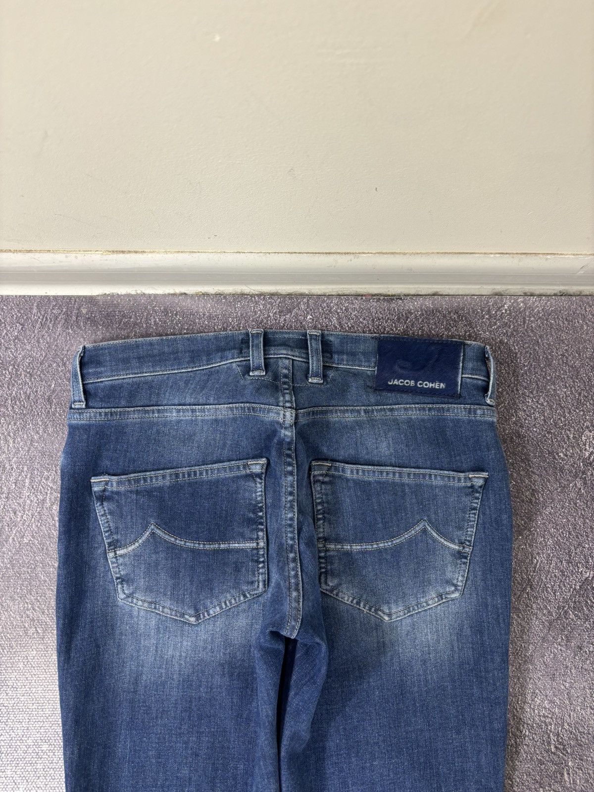 Jacob Cohen Jacob Cohen Women’s Italian Premium Blue Tapered Denim Jeans Size 25" / US 0 / IT 36 - 15 Thumbnail