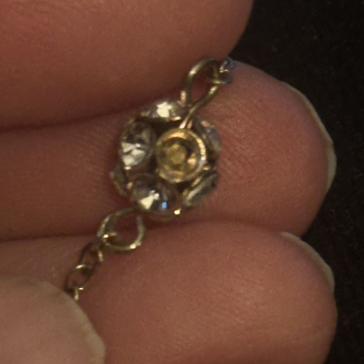 Other The Limited gold tone stationed rhinestone ball necklace Size ONE SIZE - 6 Thumbnail