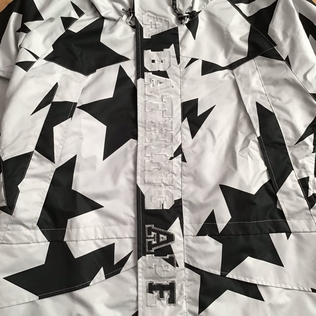 Bape A BATHING APE BAPESTA Snowboard Jacket Gray M Size US M / EU 48-50 / 2 - 2 Thumbnail