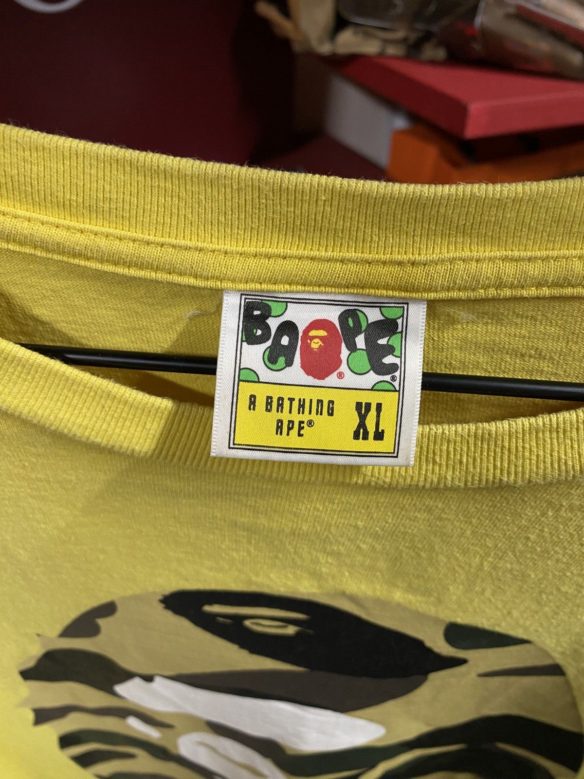 Bape 1st Camo Big Ape Head Tee Size US L / EU 52-54 / 3 - 6 Thumbnail