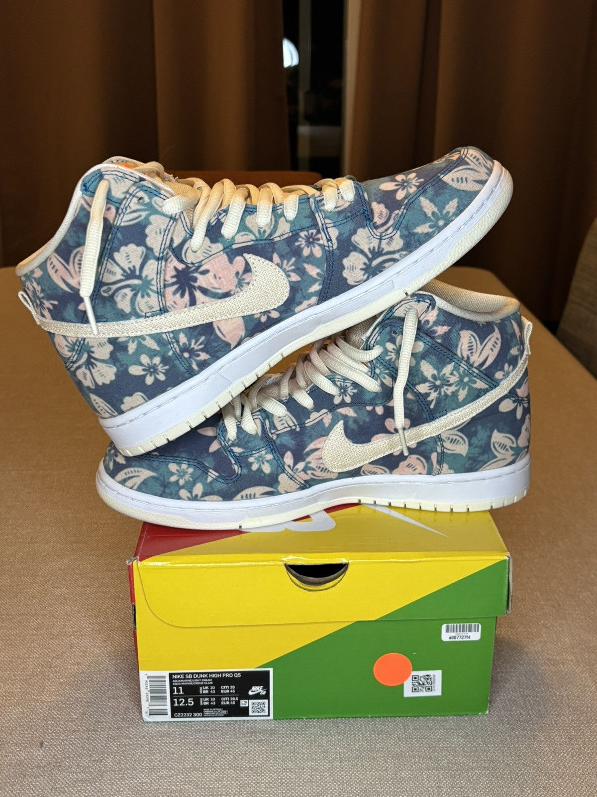 Nike Nike SB Dunk High Pro QS ‘Maui Wowie’ Size US 11 / EU 44 - 5 Thumbnail