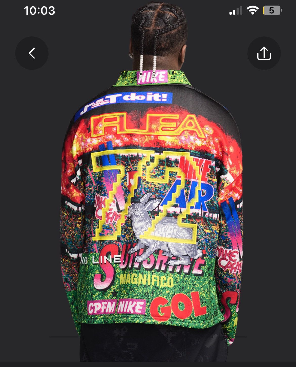 Cactus Plant Flea Market × Nike Jacquard Digi Field Long sleeve Polo Size US M / EU 48-50 / 2 - 3 Thumbnail
