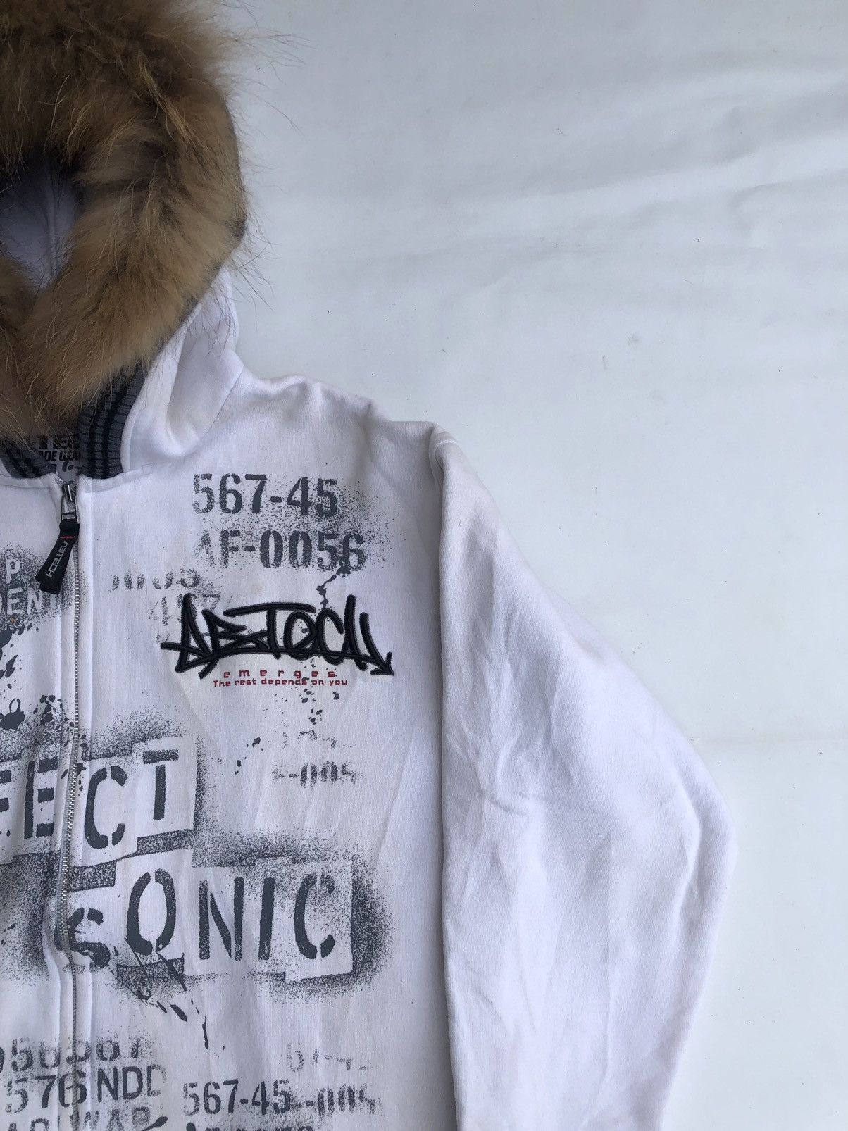 Le Grande Bleu (L.G.B.) Japan Gothic Poem Fur Hoodie Zip Size US XL / EU 56 / 4 - 3 Thumbnail