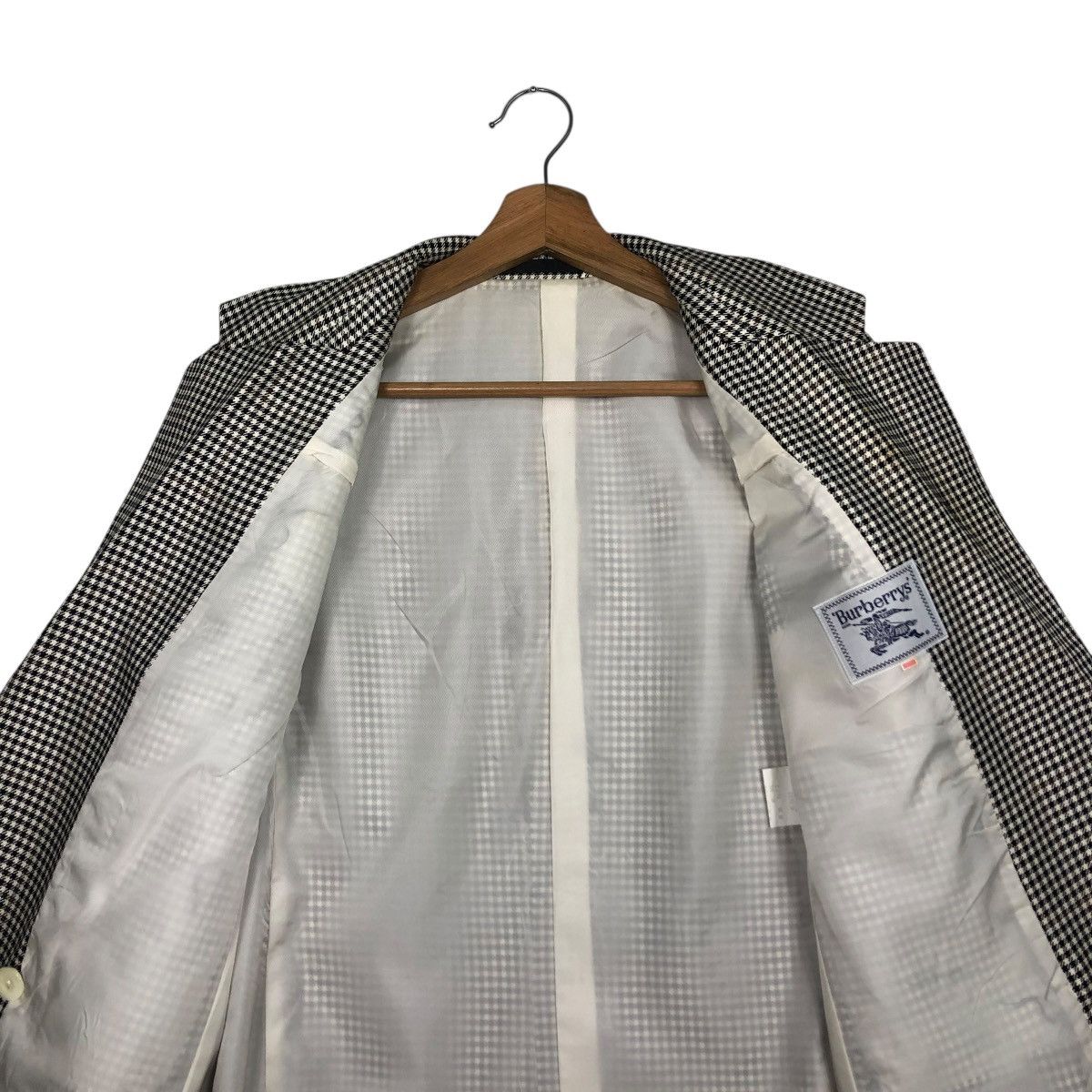 Burberry 🔥VINTAGE COATS JACKET BURBERRYS TARTAN DESIGN DOUBLE BREAST Size US M / EU 48-50 / 2 - 16 Thumbnail