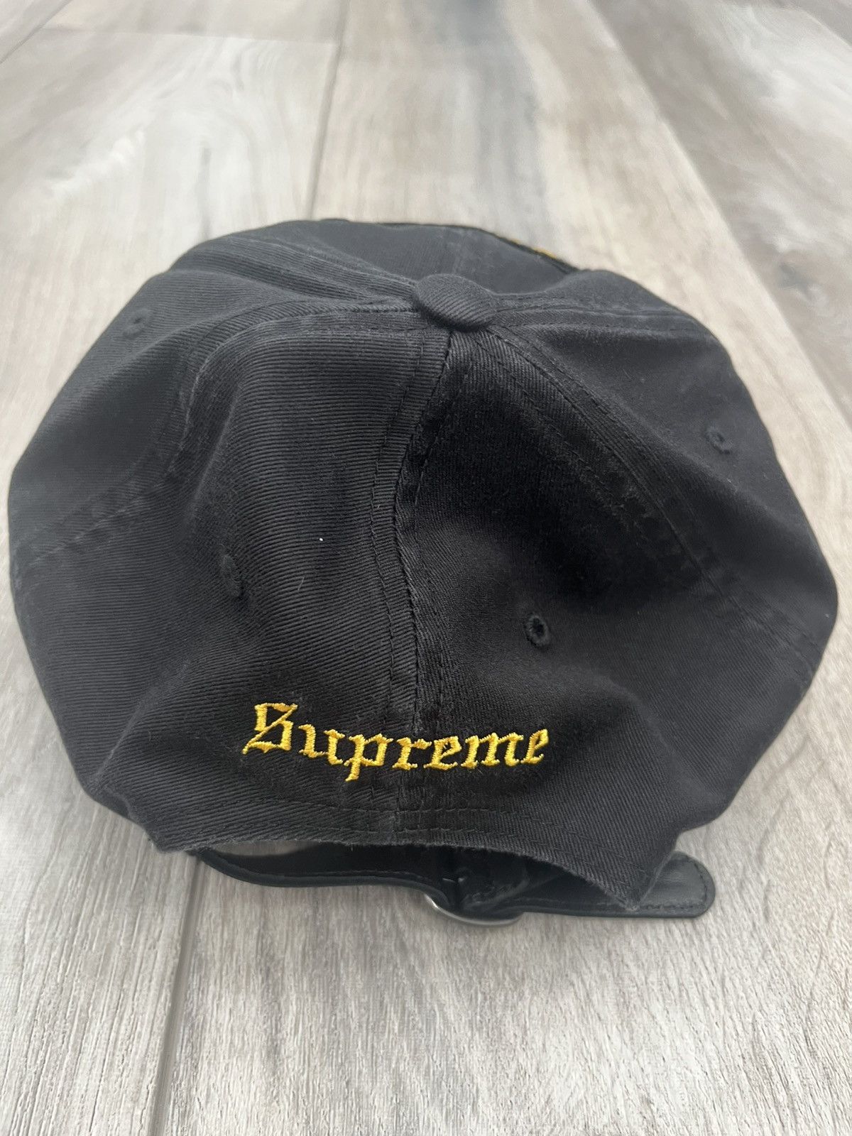 Supreme Supreme Dragon Bullion 6 Panel Hat Black Size ONE SIZE - 3 Thumbnail