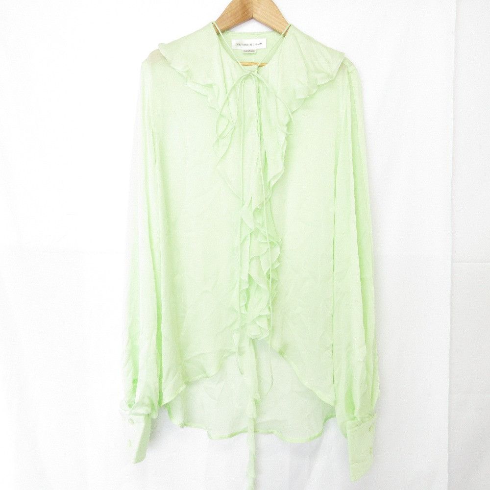 Other Victoria Beckham Ruffle Frill Silk Blend Blouse Others Tops