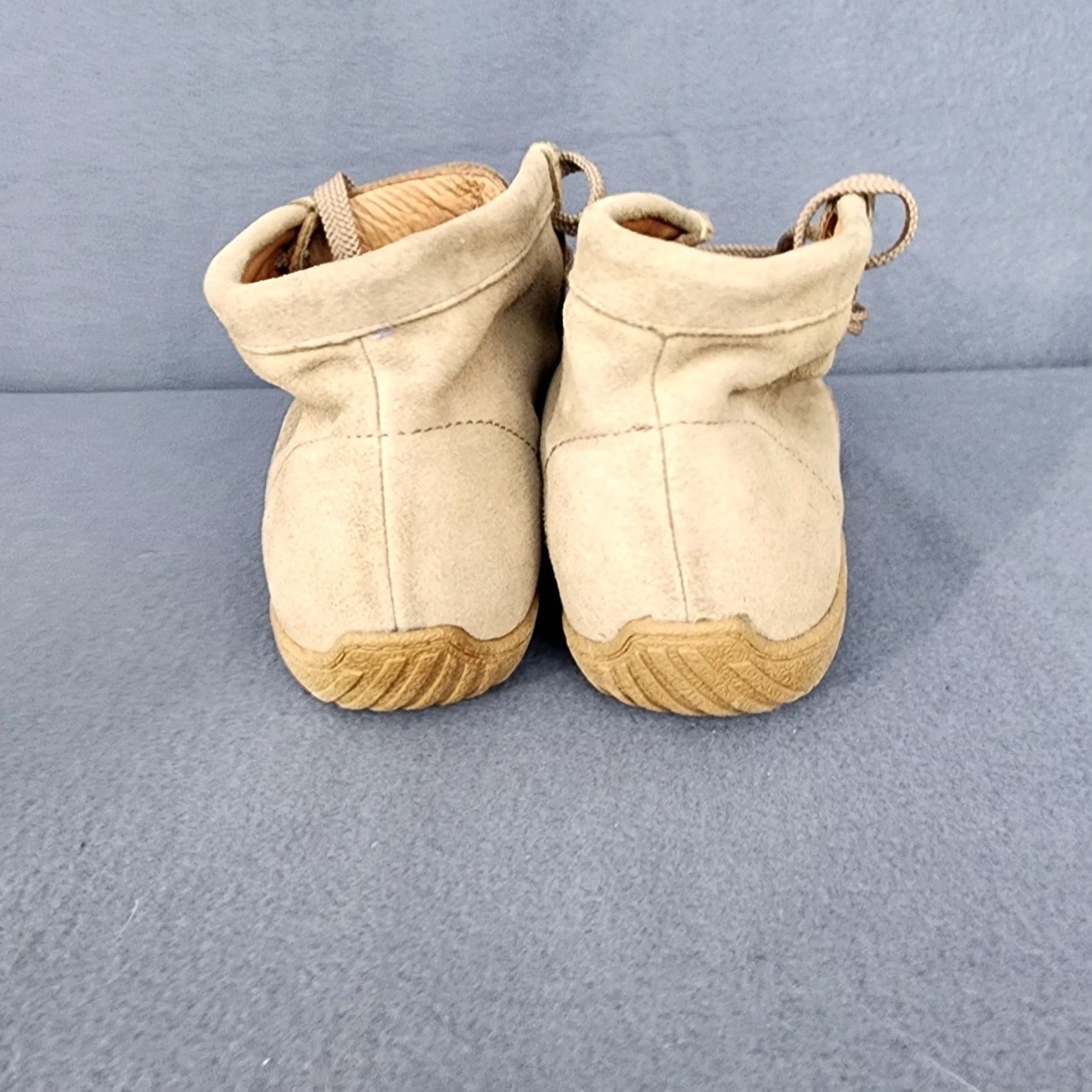 Roots Roots 73 Canada Mens Boots 8M Windsors Chukka Suede Leather Ankle Driving Casual Boots Mens 8 Beige Leather Chukka Boots Canada Mens Shoes Size US 8 / EU 41 - 4 Thumbnail