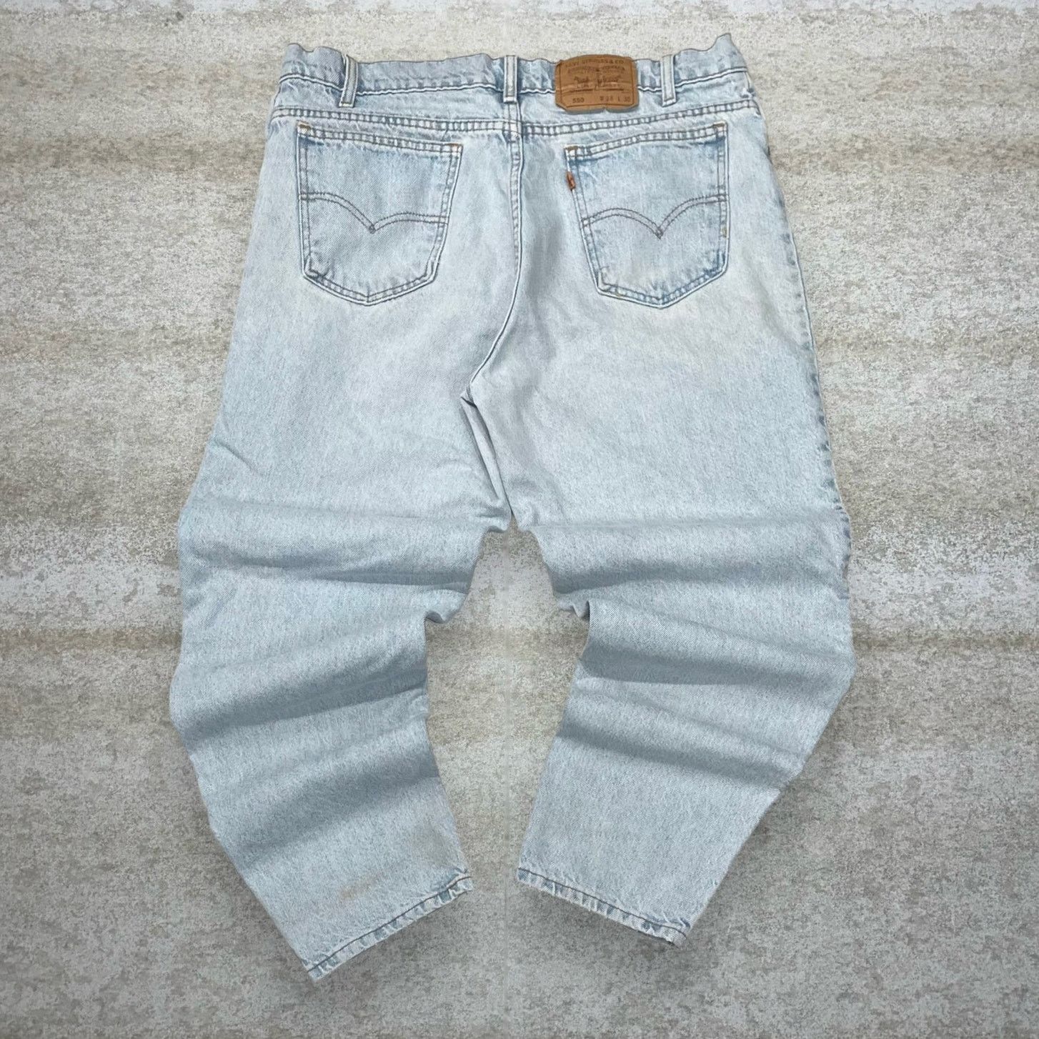 Levi's Vintage 90s Orange Tab Levis Jeans 38x30 Relaxed Light Wash Size US 38 / EU 54 - 1 Thumbnail