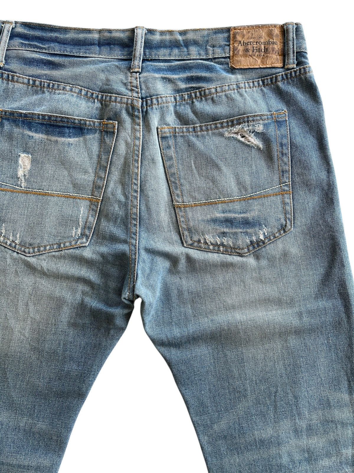 Abercrombie & Fitch Vintage Abercrombie & Fitch New York Distressed Denim Size US 34 / EU 50 - 9 Thumbnail
