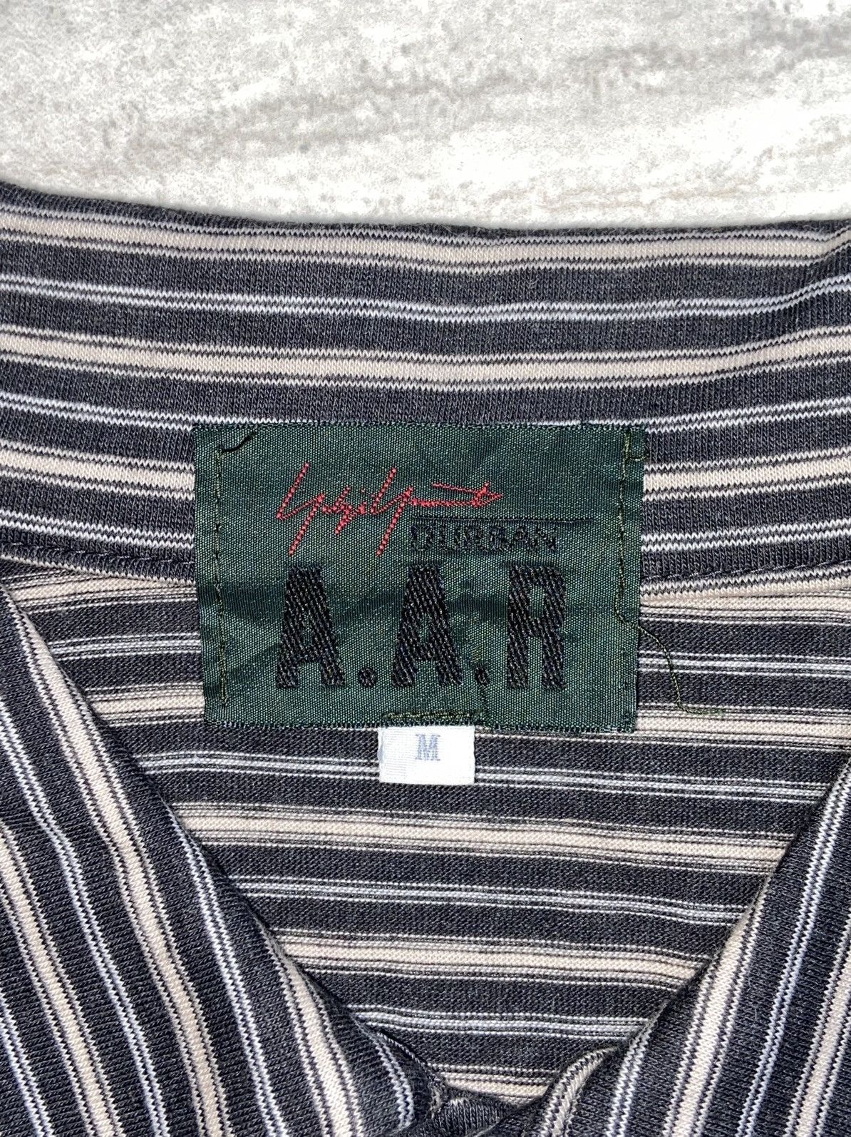 A.A.R Yohji Yamamoto Durban Striped T-shirt