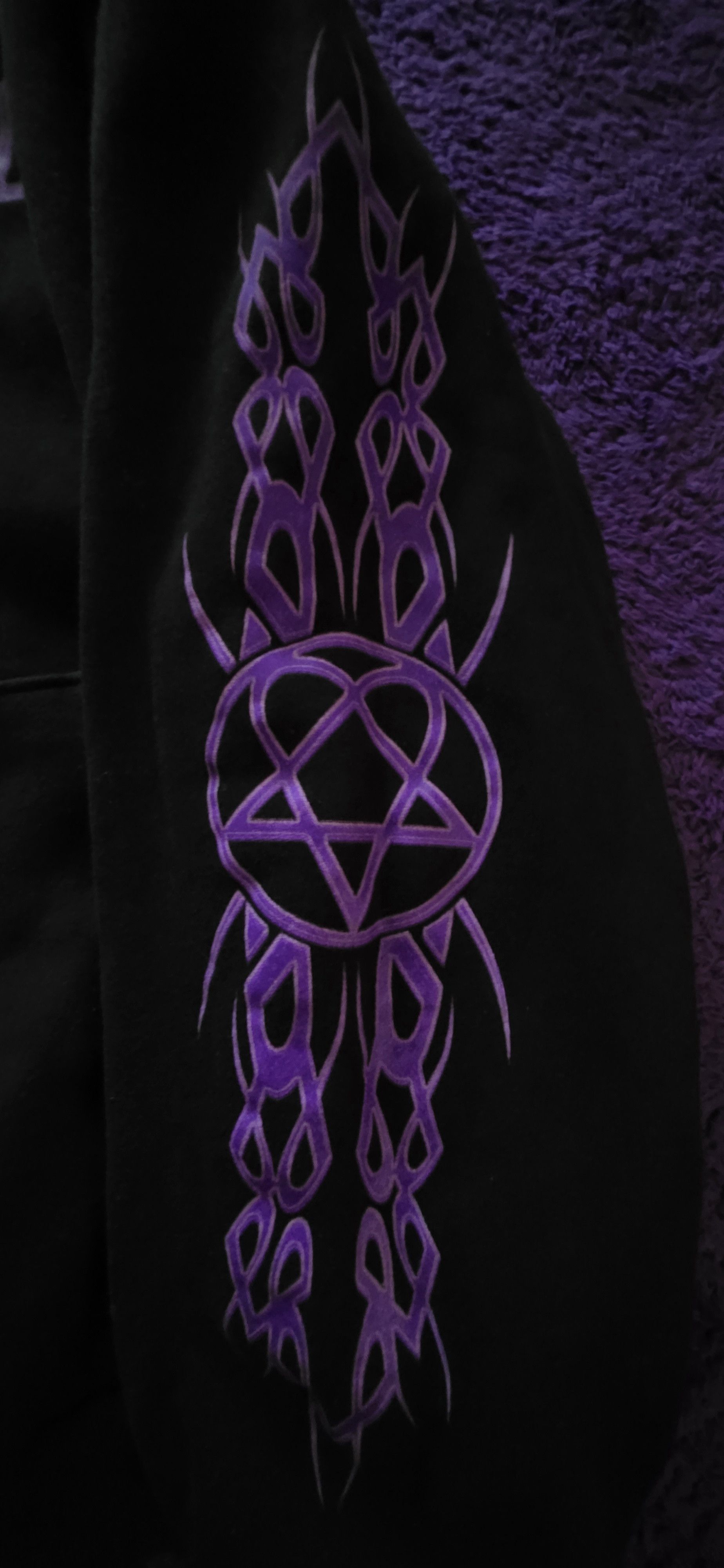 Psychworld Psychworld Bam Margera Heartagram Hoodie. Size US XL / EU 56 / 4 - 3 Thumbnail