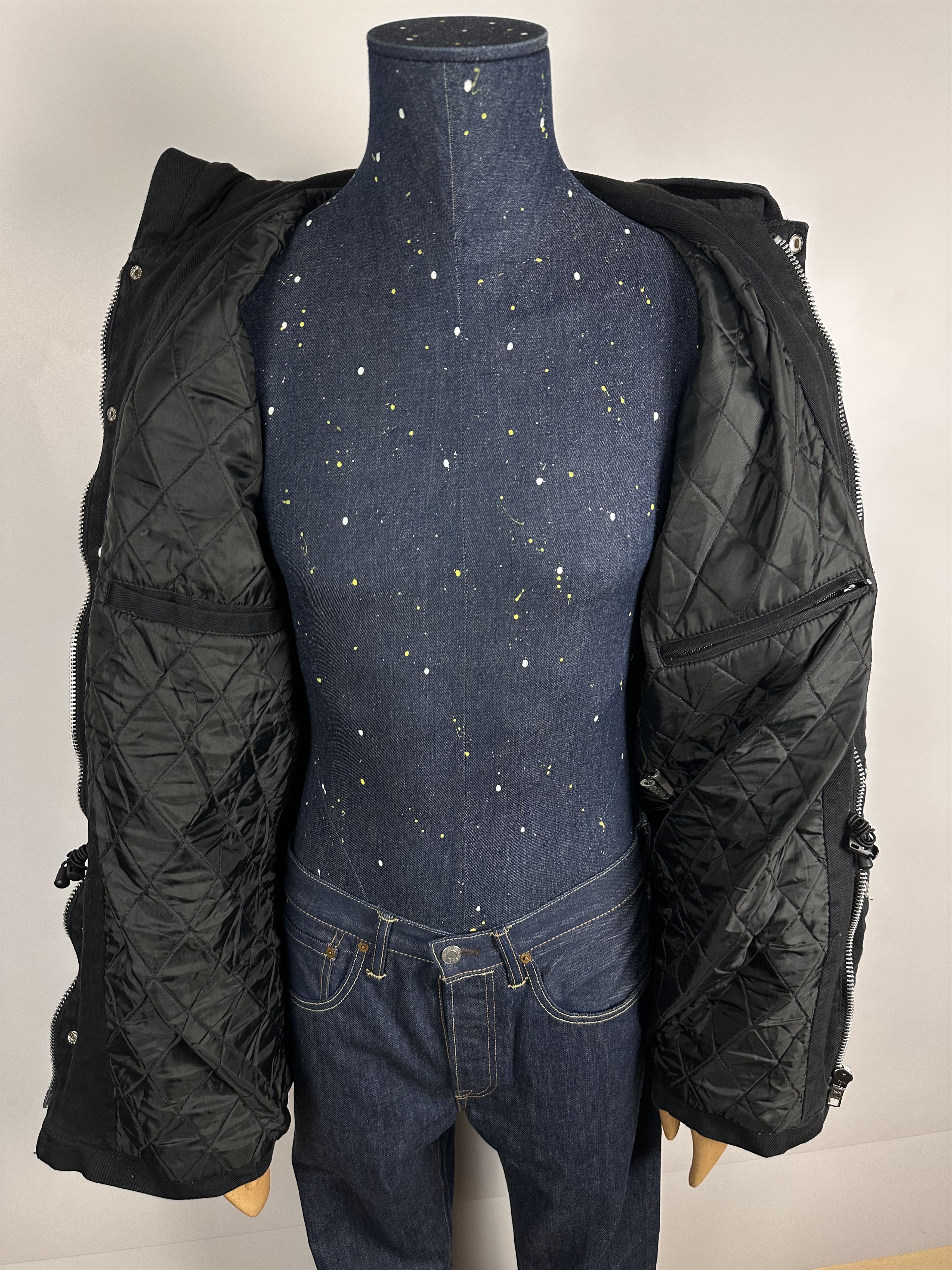 Vintage Gothicana By EMP Black Hooded Jacket Coat Size M Vintage Size US M / EU 48-50 / 2 - 8 Thumbnail