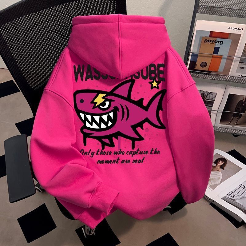 Other Shark Print Hoodie – Fire Dragon Fruit Pullover Size XL / US 12-14 / IT 48-50 - 1 Thumbnail