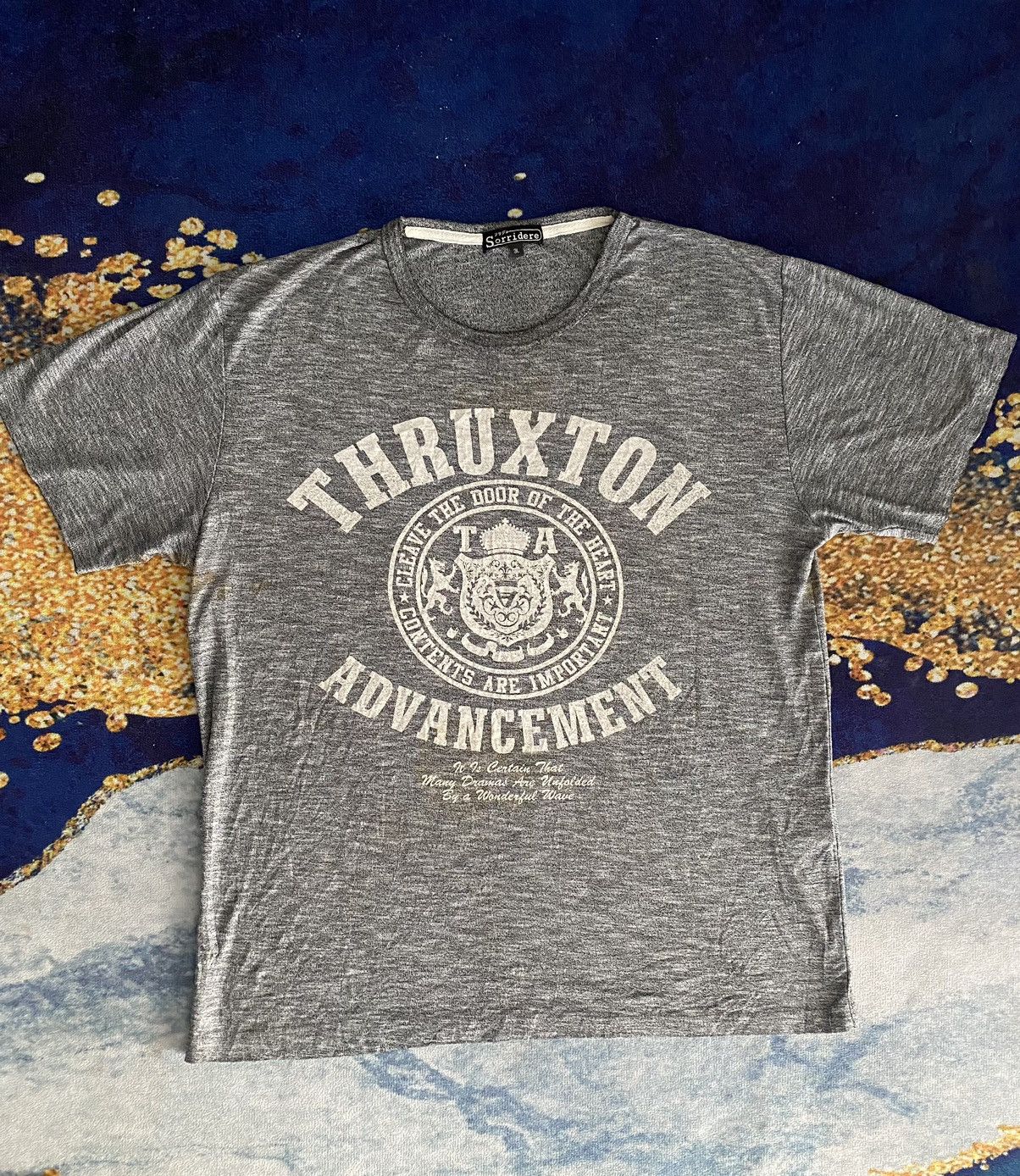 Japanese Brand Crazy Cotton Sorridere Thruxton Tshirt 🚄 Size US XL / EU 56 / 4 - 1 Thumbnail
