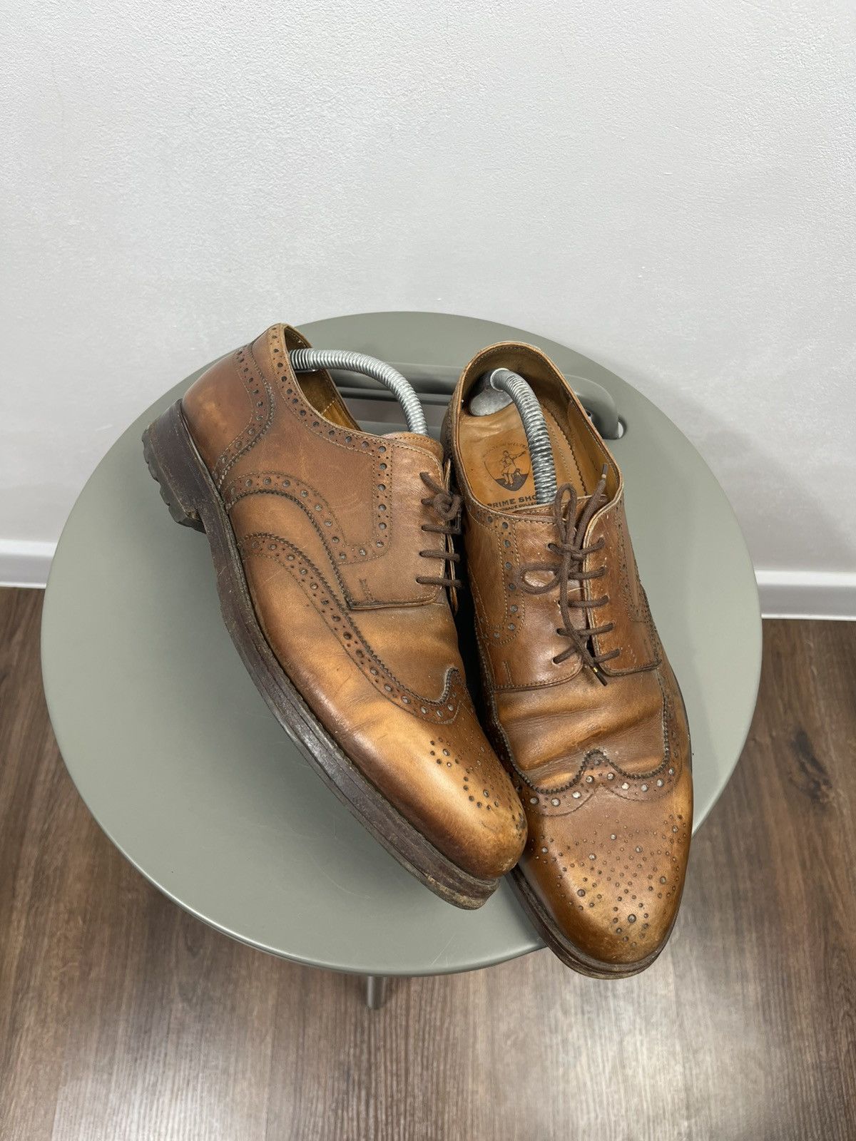 Other Prime Shoes Brown Leather Brogue Shoes Vibram Sole US 9.5 Size US 9.5 / EU 42-43 - 1 Thumbnail