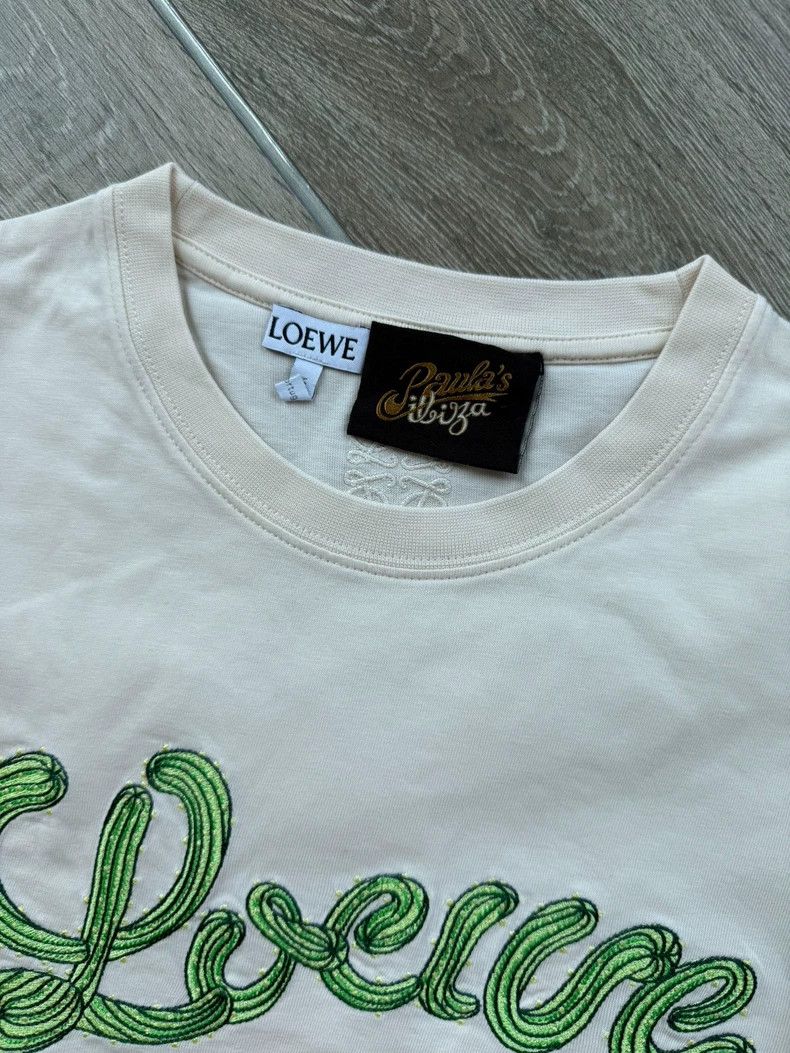 Loewe LOEWE Cactus embroidered short sleeves Size XS / US 0-2 / IT 36-38 - 3 Thumbnail
