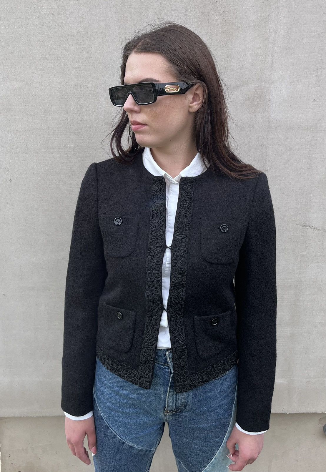Moschino Moschino Cheap and Chic Women’s Blazer Jacket Wool Vintage Size M / US 6-8 / IT 42-44 - 1 Thumbnail
