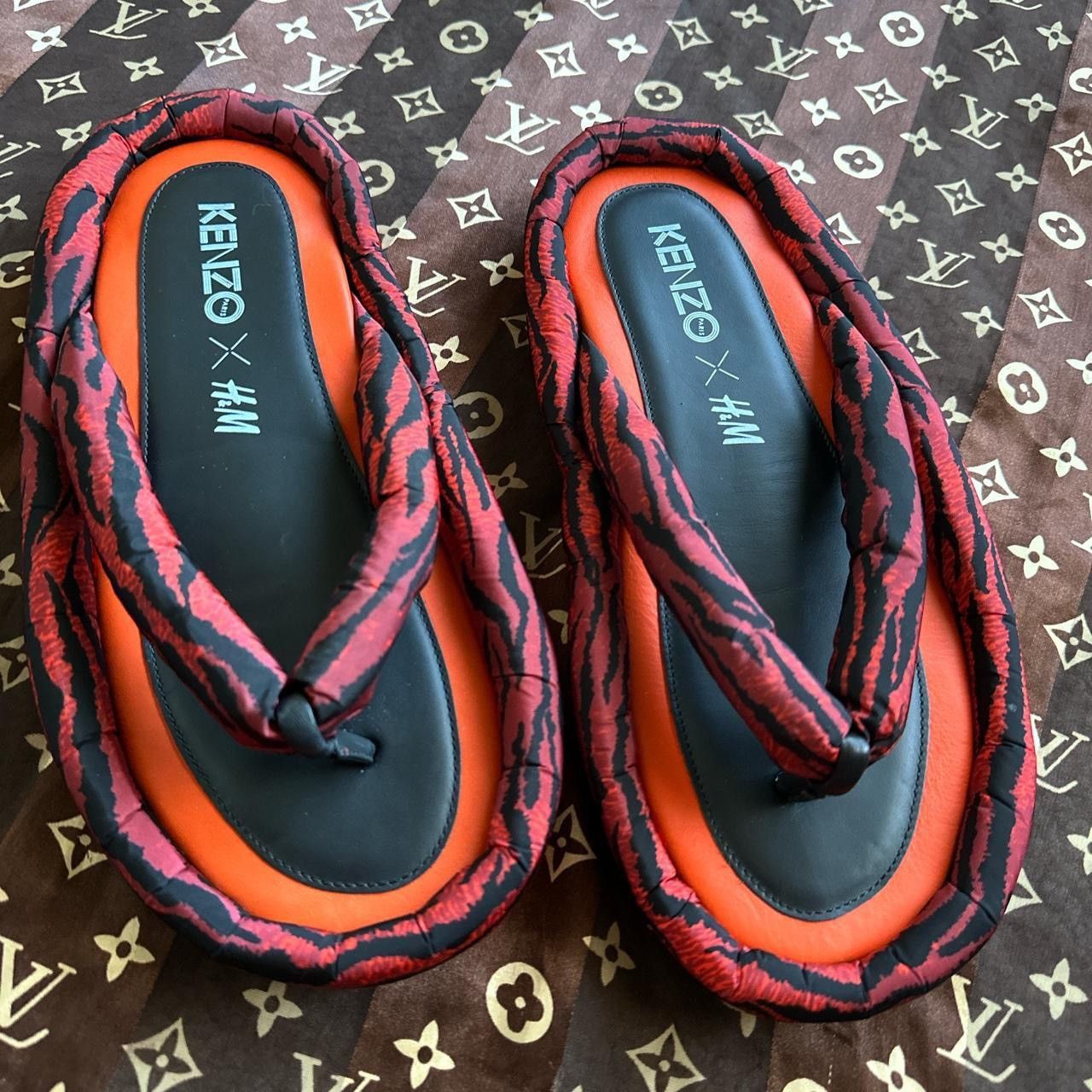 H&M × Kenzo Kenzo Paris x H&M Sandals Size US 7 / IT 37 - 4 Thumbnail