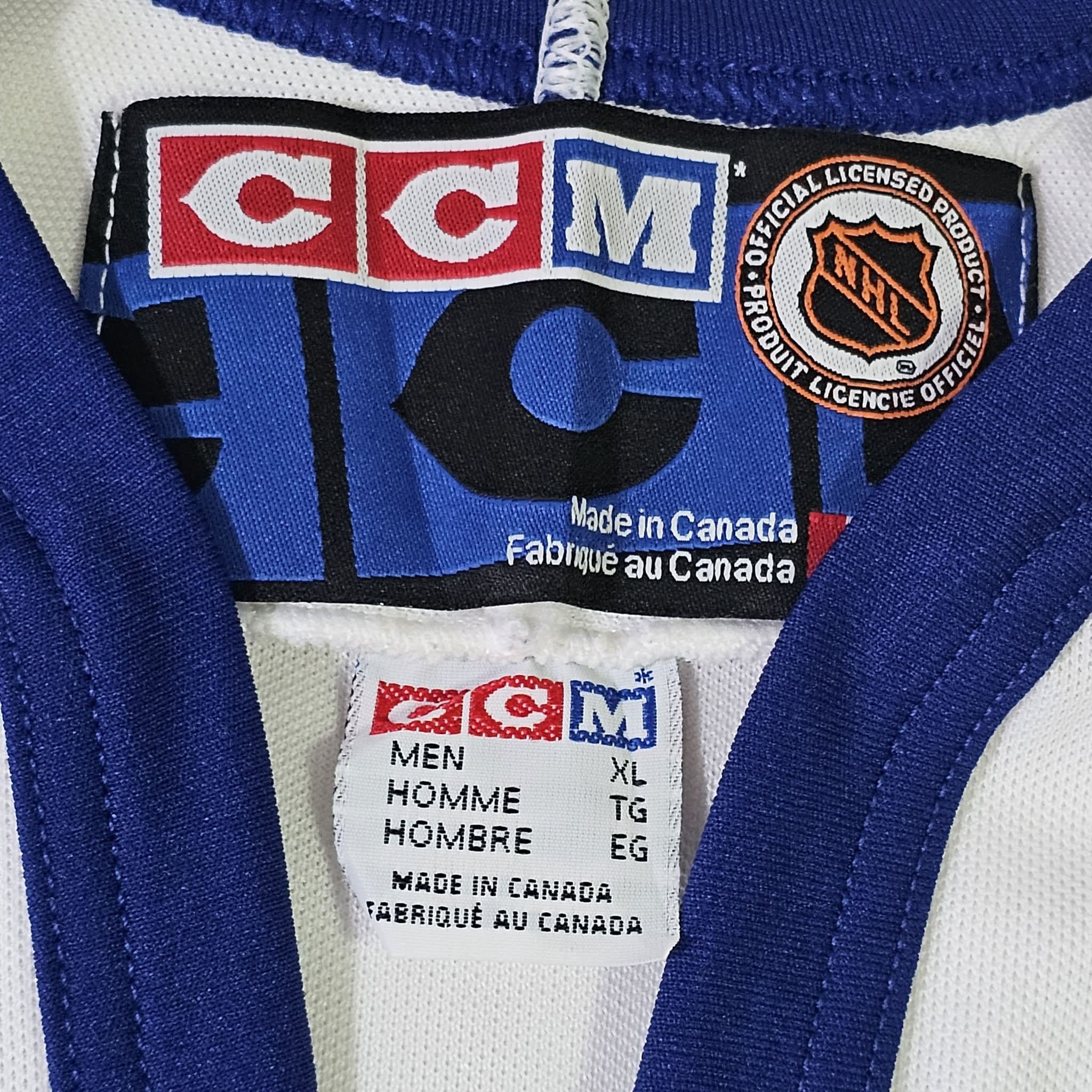 Ccm Toronto Maple Leafs Vintage 90s CCM Hockey Jersey Size US XL / EU 56 / 4 - 4 Thumbnail