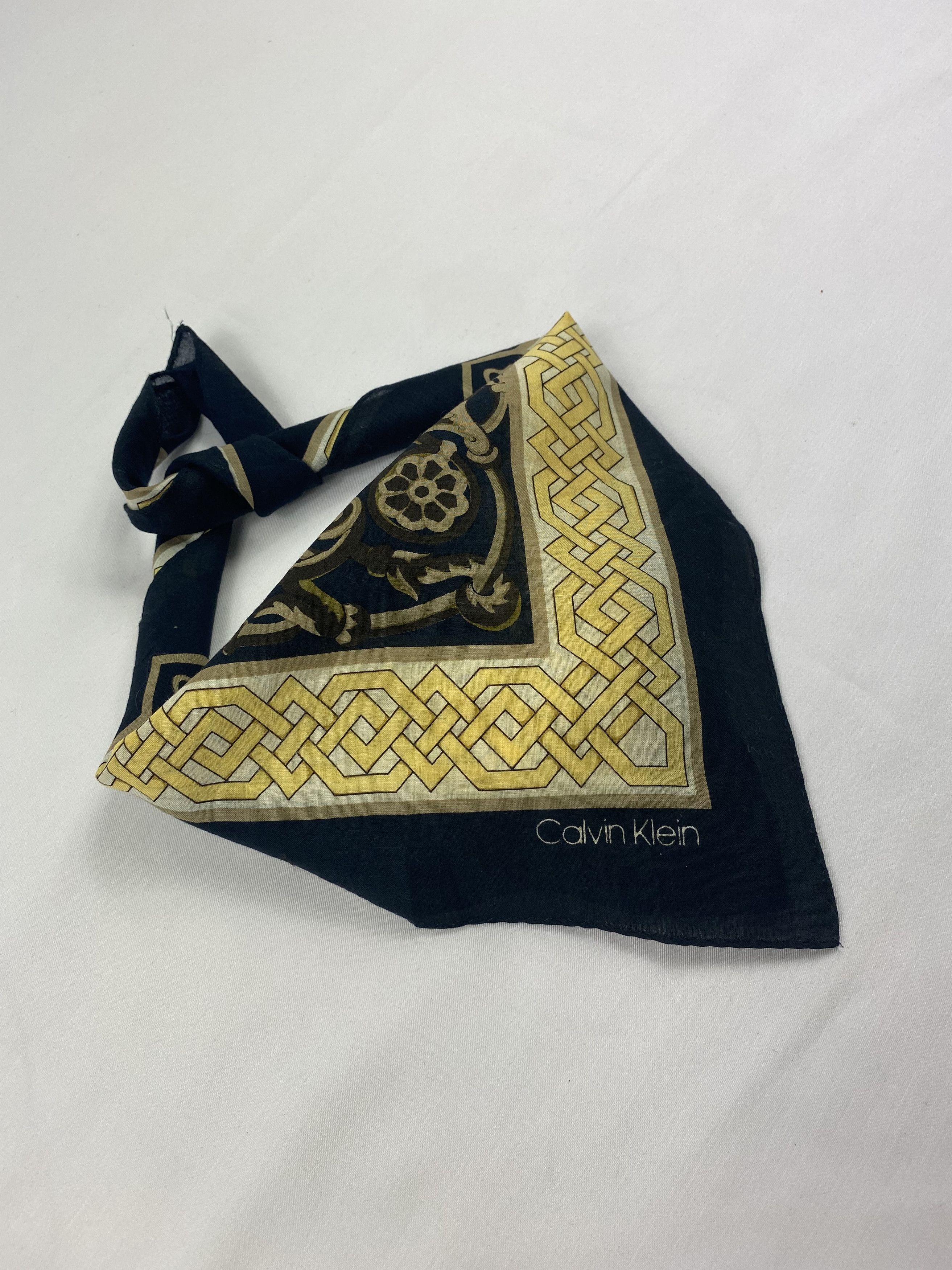 Calvin Klein × Vintage Calvin Klein Handkerchief / Bandana / Neckerchief Size ONE SIZE - 2 Thumbnail