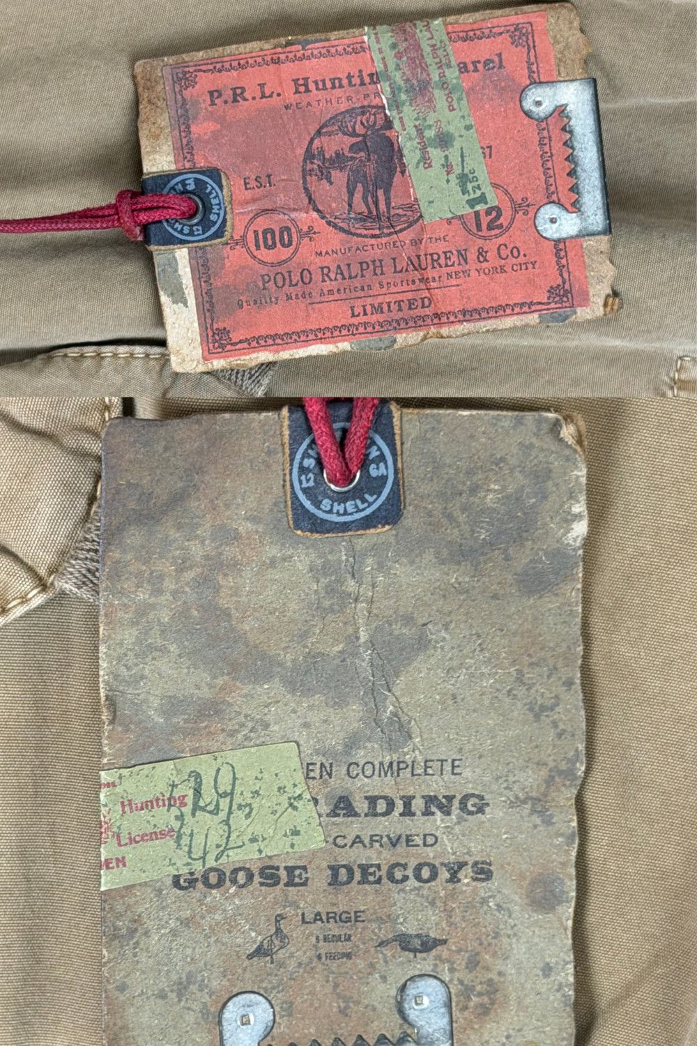 Deadstock PRL Archive Carrier Flight Cargo Pants image 3