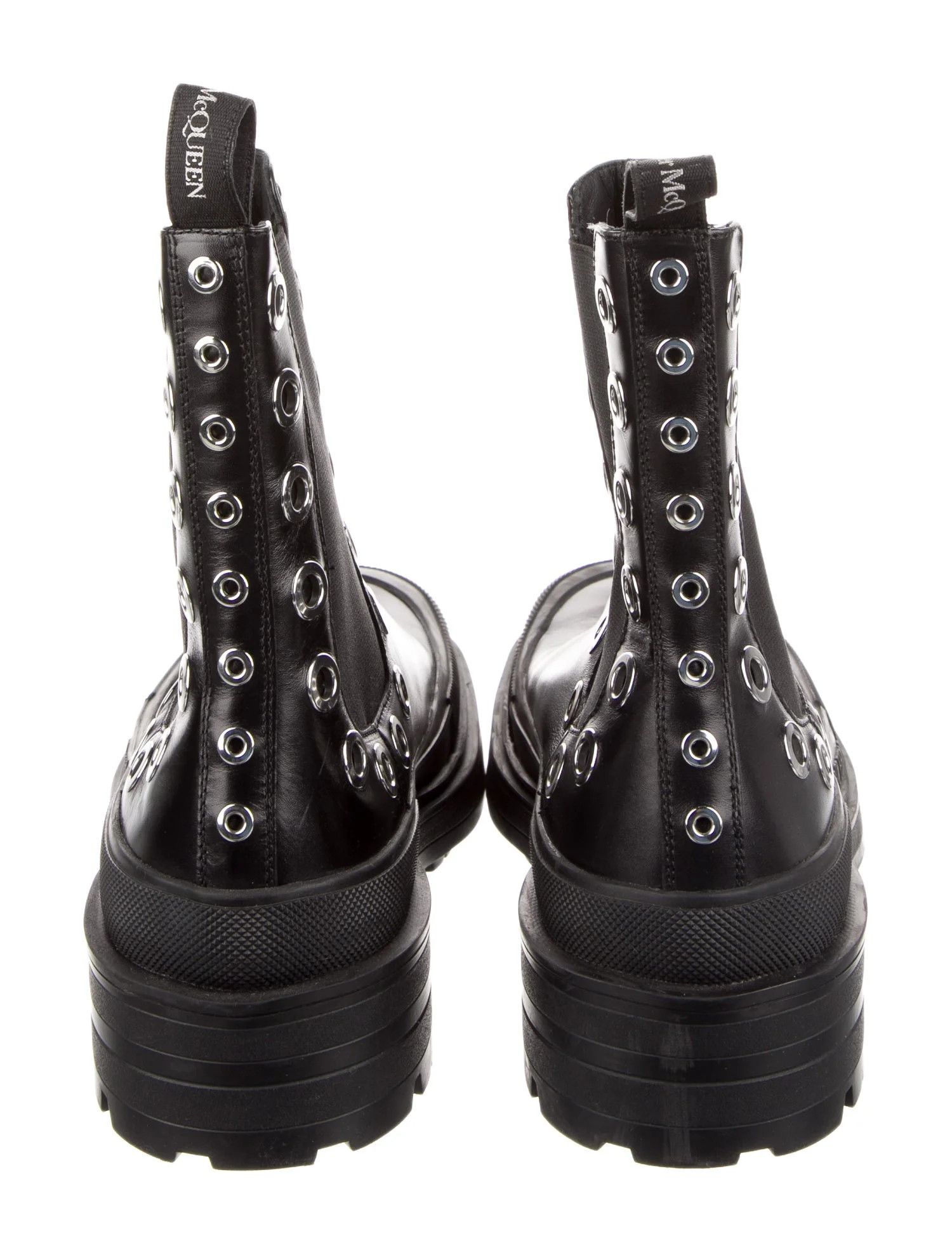 Alexander McQueen o1y1024 Ankle Boots in Black Size US 9 / EU 42 - 2 Thumbnail