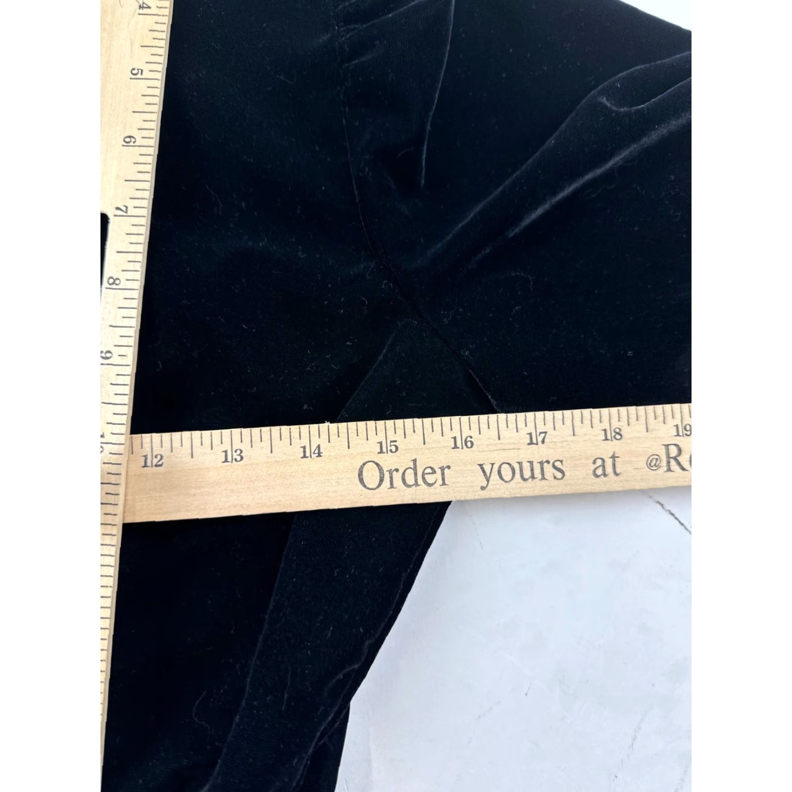 Gap VINTAGE Gap Wrap Dress Womens XS Black Velvet Midi V-Neck Balloon Sleeve Ruffle Party 90s Womens Size XS / US 0-2 / IT 36-38 - 8 Thumbnail