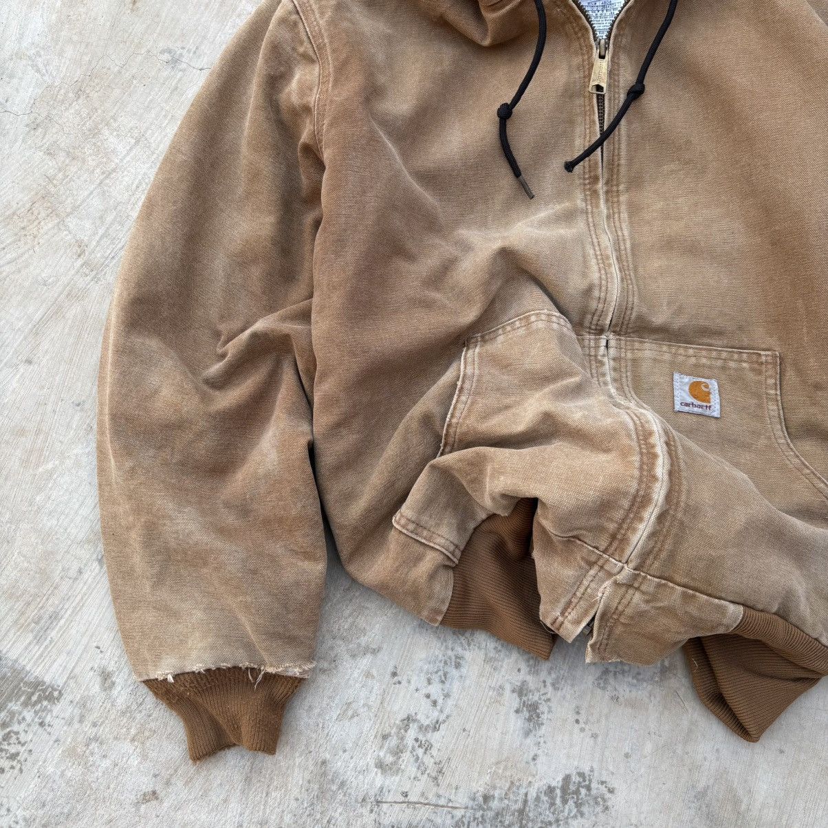Carhartt Vintage Sunfaded Carhartt Active Jacket WJ130 BRN Size US M / EU 48-50 / 2 - 4 Thumbnail