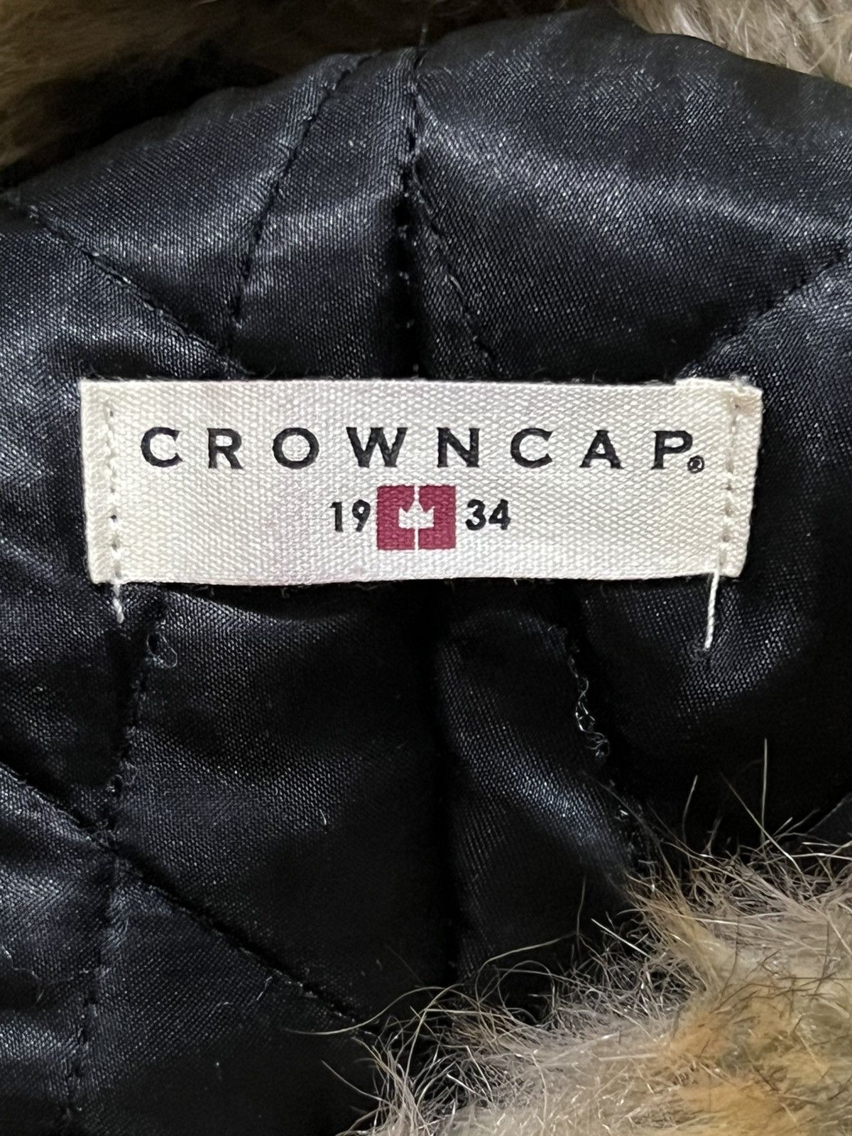 Crown Cap Crown Cap Faux Fur Trapper Hat Brown Made in Canada Size ONE SIZE - 5 Thumbnail