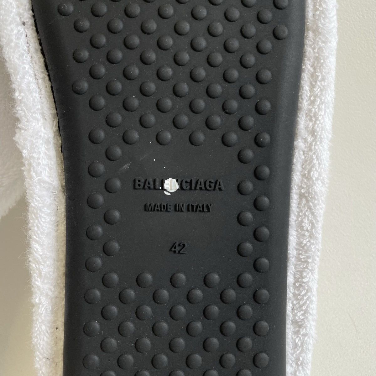Balenciaga White Terry Cotton ‘Hotel Slippers’ Size US 9 / EU 42 - 15 Thumbnail
