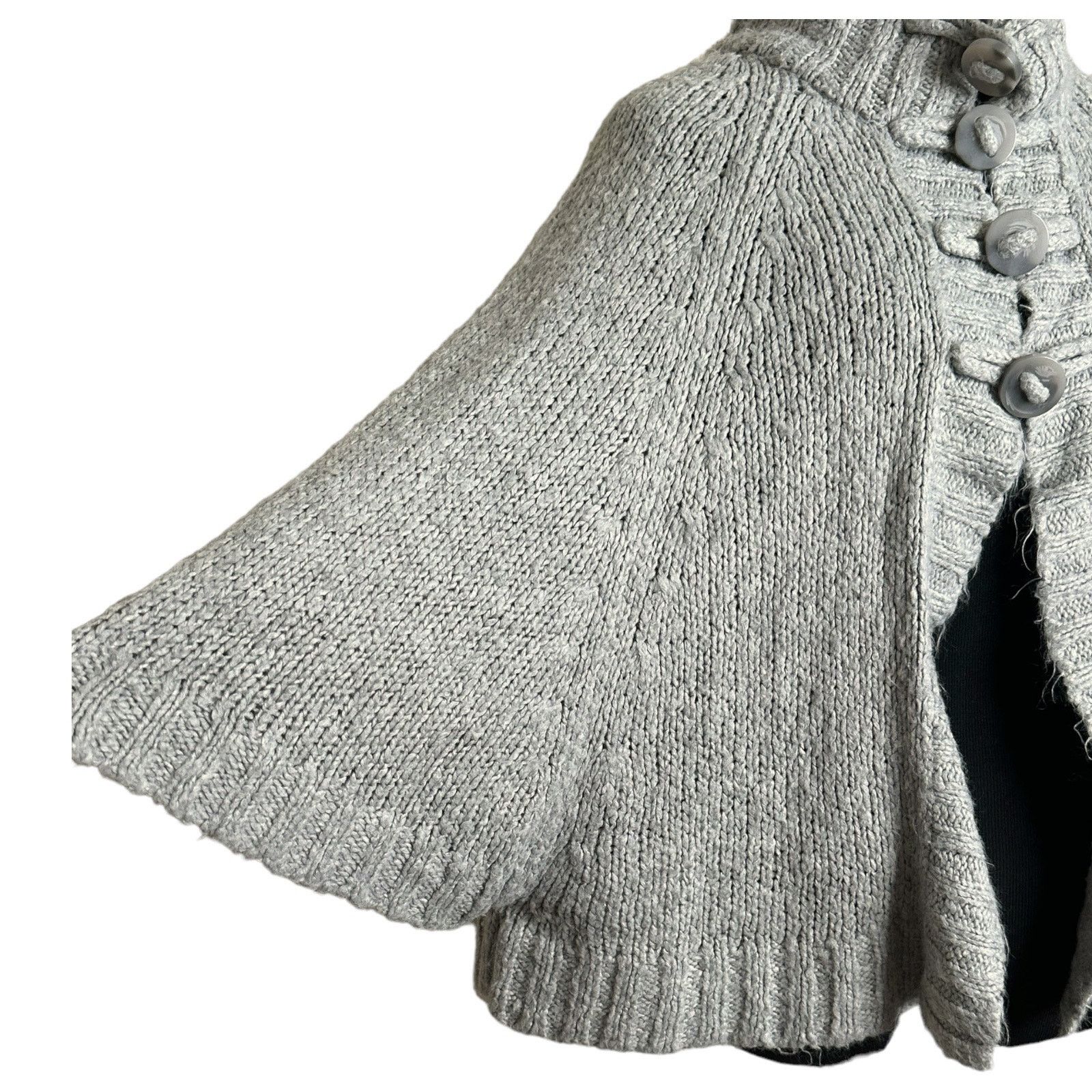 Energie Energie gray short dolman sleeves cardigan sweater size M Size M / US 6-8 / IT 42-44 - 2 Thumbnail