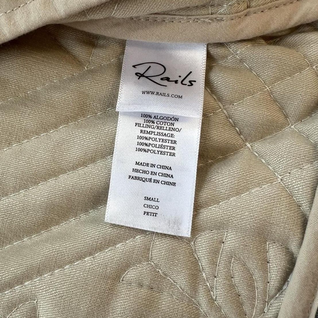 Rails RAILS Claude Quilted Linen Overshirt – Men’s Small Size US S / EU 44-46 / 1 - 7 Thumbnail