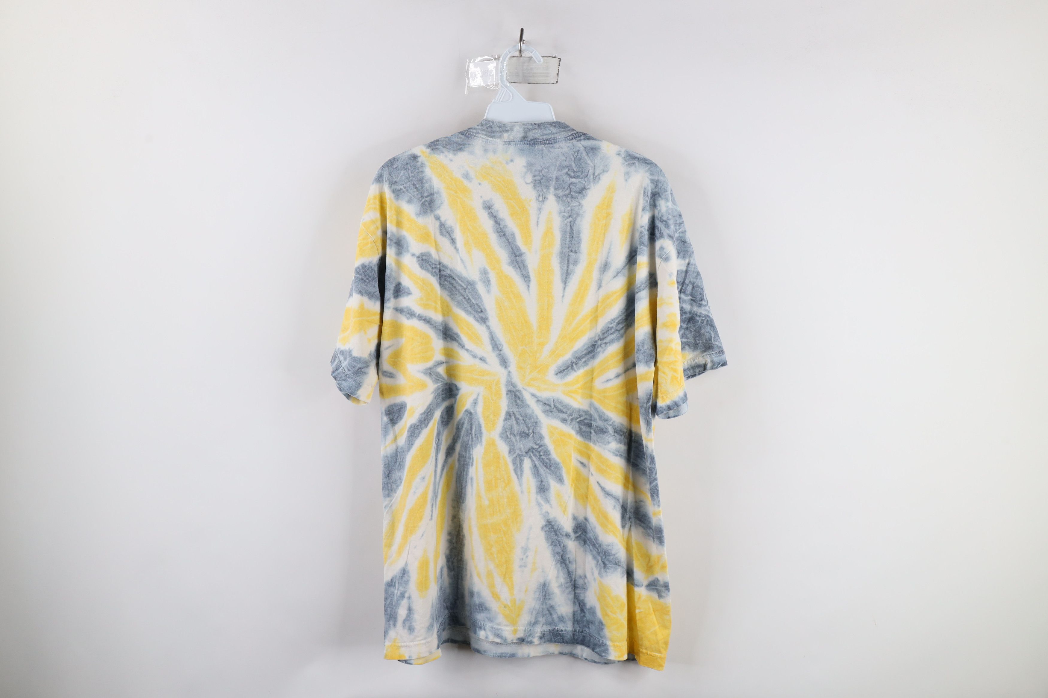 Vintage Vintage 90s Tie Dye Acid Wash University of Michigan T-Shirt Size US L / EU 52-54 / 3 - 11 Thumbnail