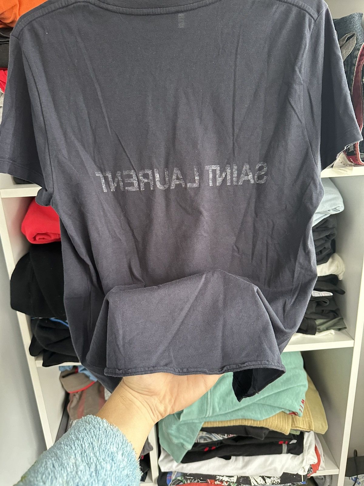 🔥SAINT LAURENT PARIS REVERSE BIG LOGO T-SHIRT🔥