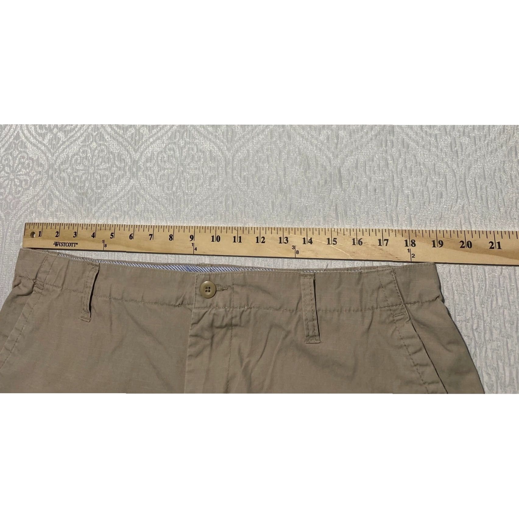Club Room Club Room Mens Cargo Shorts Khaki Tan Size 36 Ripstop 100% Cotton Utility Casual Size US 36 / EU 52 - 3 Thumbnail