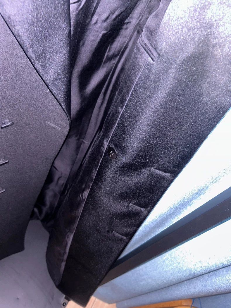 Yves Saint Laurent Saint Laruent 23SS Sword Neck Double Breasted Smoking Coat Size US S / EU 44-46 / 1 - 3 Thumbnail